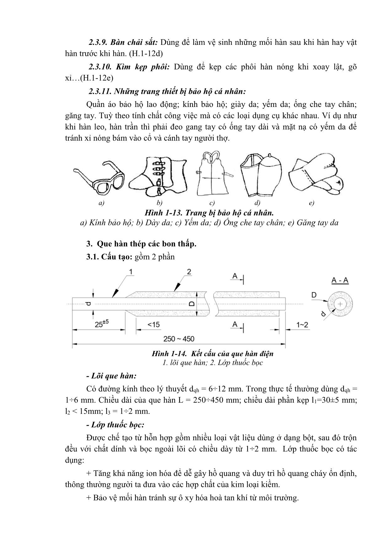 Giáo trình Thực hành Hàn điện cơ bản trang 8