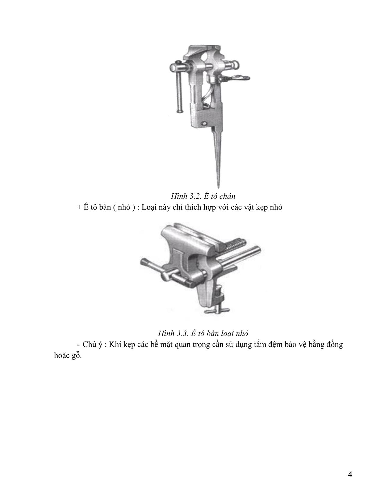 Giáo trình Thực hành nguội cơ bản - Nghề: Cơ điện nông thôn trang 7