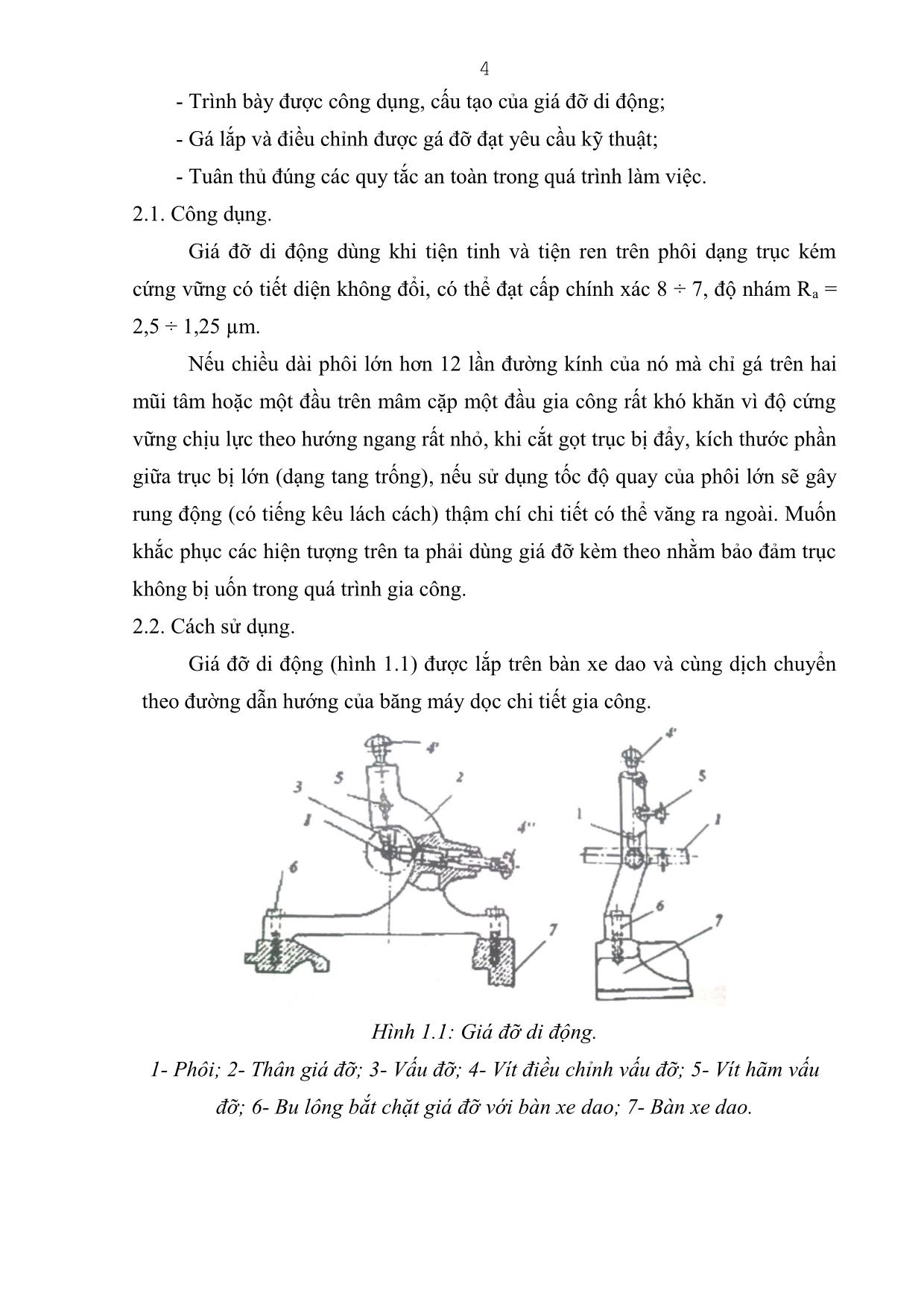 Giáo trình Tiện chi tiết gá lắp phức tạp trang 5