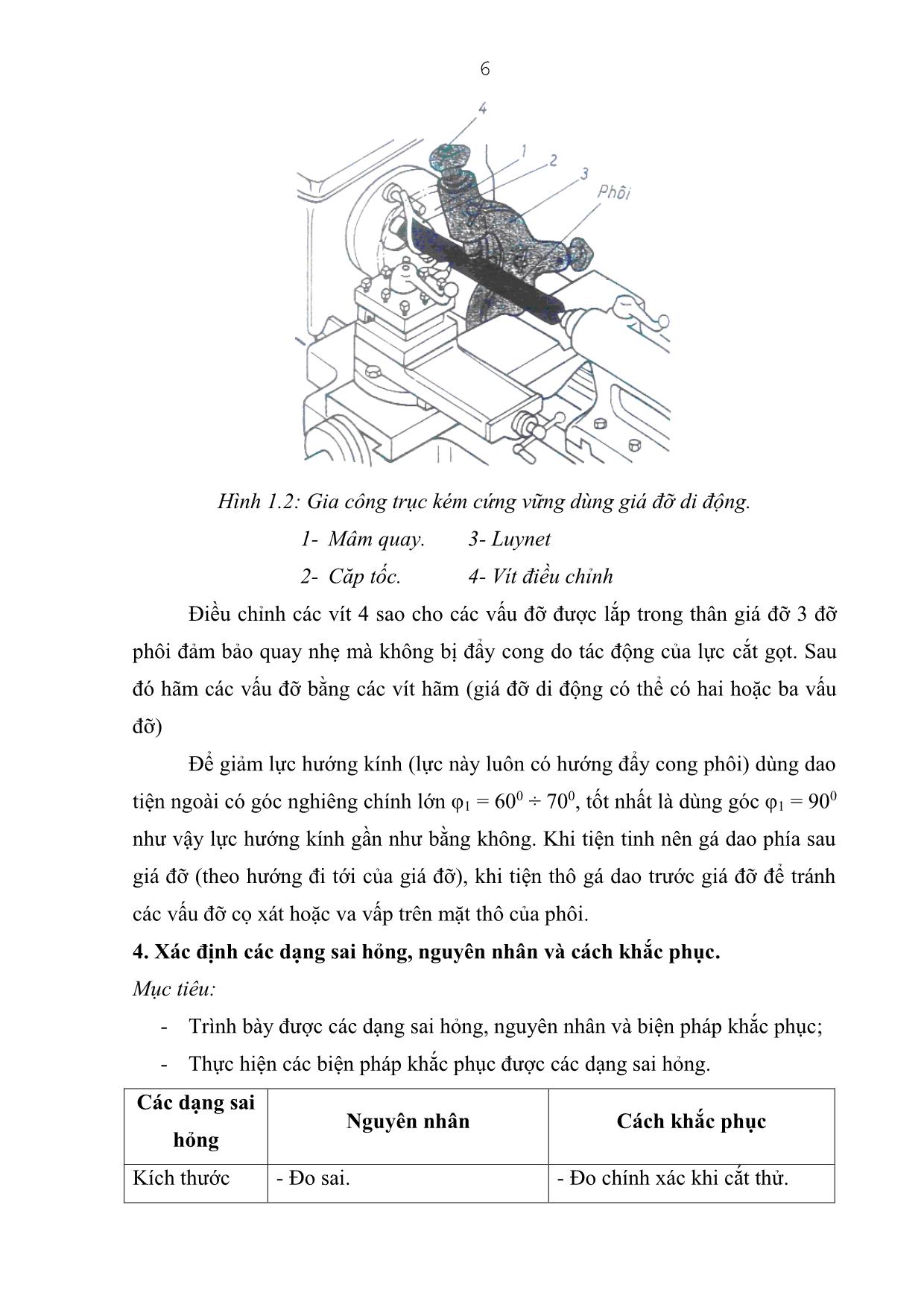 Giáo trình Tiện chi tiết gá lắp phức tạp trang 7