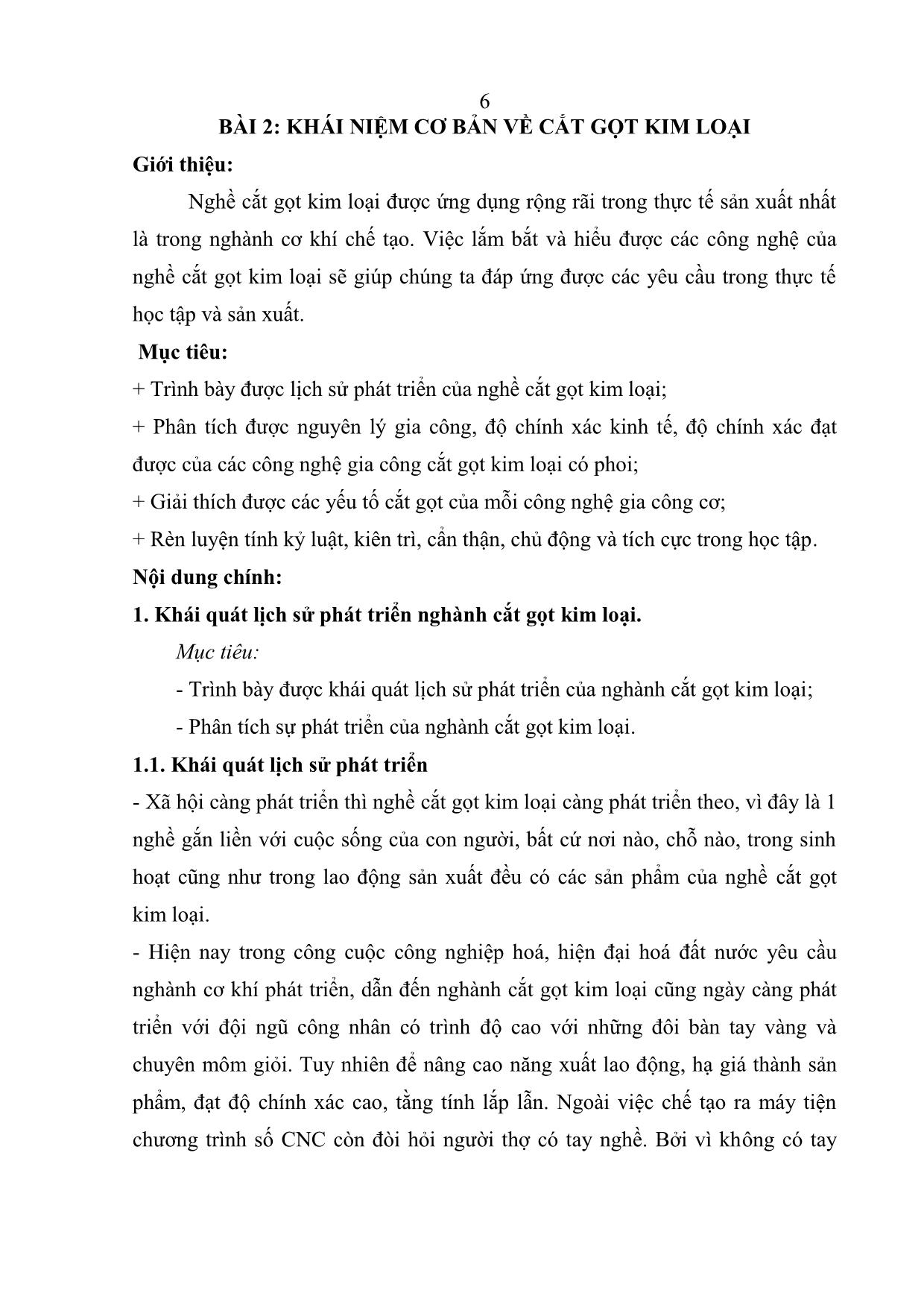 Giáo trình Tiện trụ ngắn, trụ bậc, tiện trụ dài L=10D trang 7