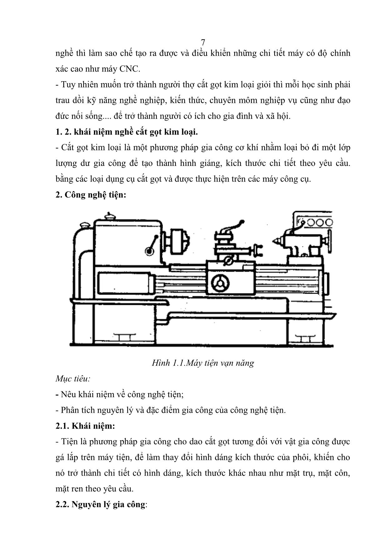 Giáo trình Tiện trụ ngắn, trụ bậc, tiện trụ dài L=10D trang 8