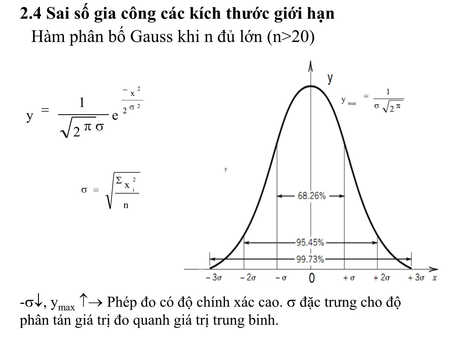 Bài giảng Dung sai lắp ghép - Chương 2: Sai số gia công - Phần 1: Dung sai lắp ghép và tiêu chuẩn hóa trang 6