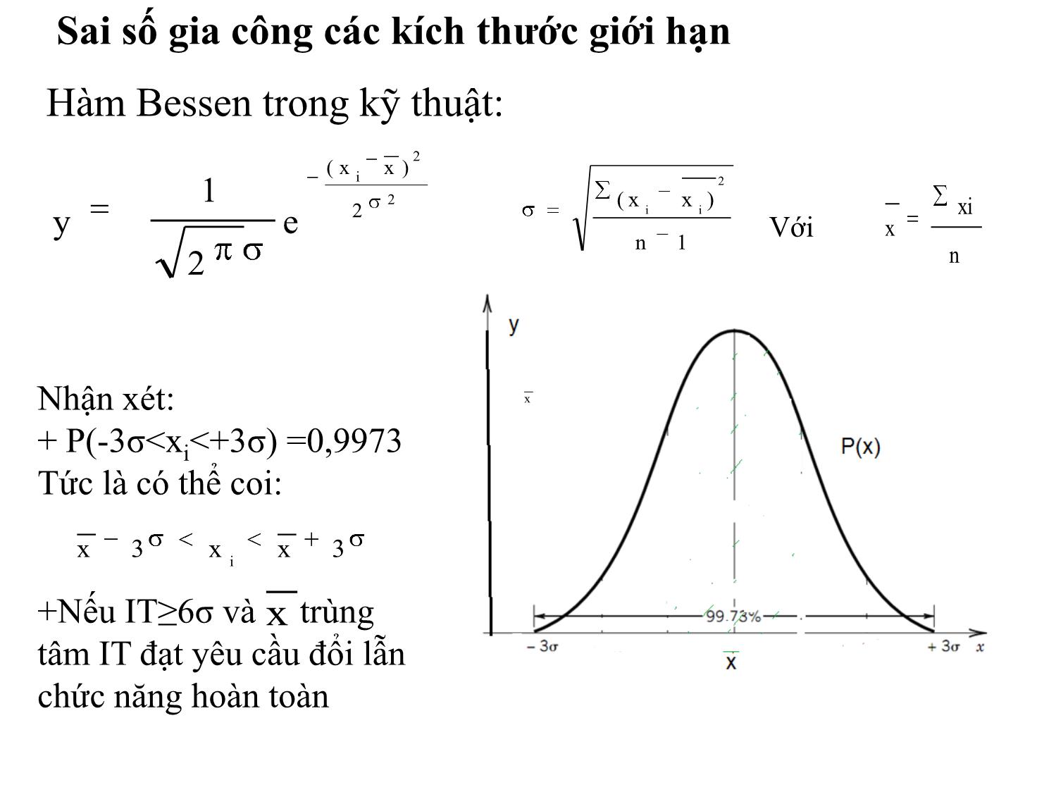 Bài giảng Dung sai lắp ghép - Chương 2: Sai số gia công - Phần 1: Dung sai lắp ghép và tiêu chuẩn hóa trang 7