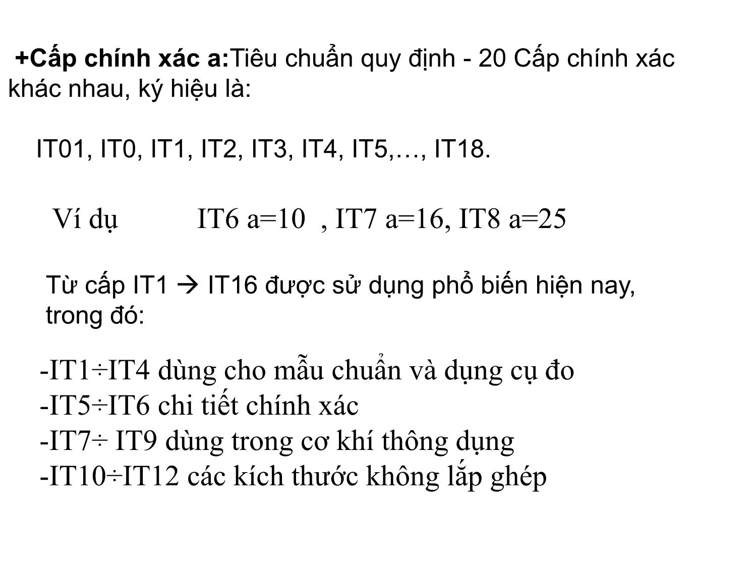 Bài giảng Dung sai lắp ghép - Chương 3: Dung sai lắp ghép bề mặt trơn - Phần 1: Dung sai lắp ghép và tiêu chuẩn hóa trang 3