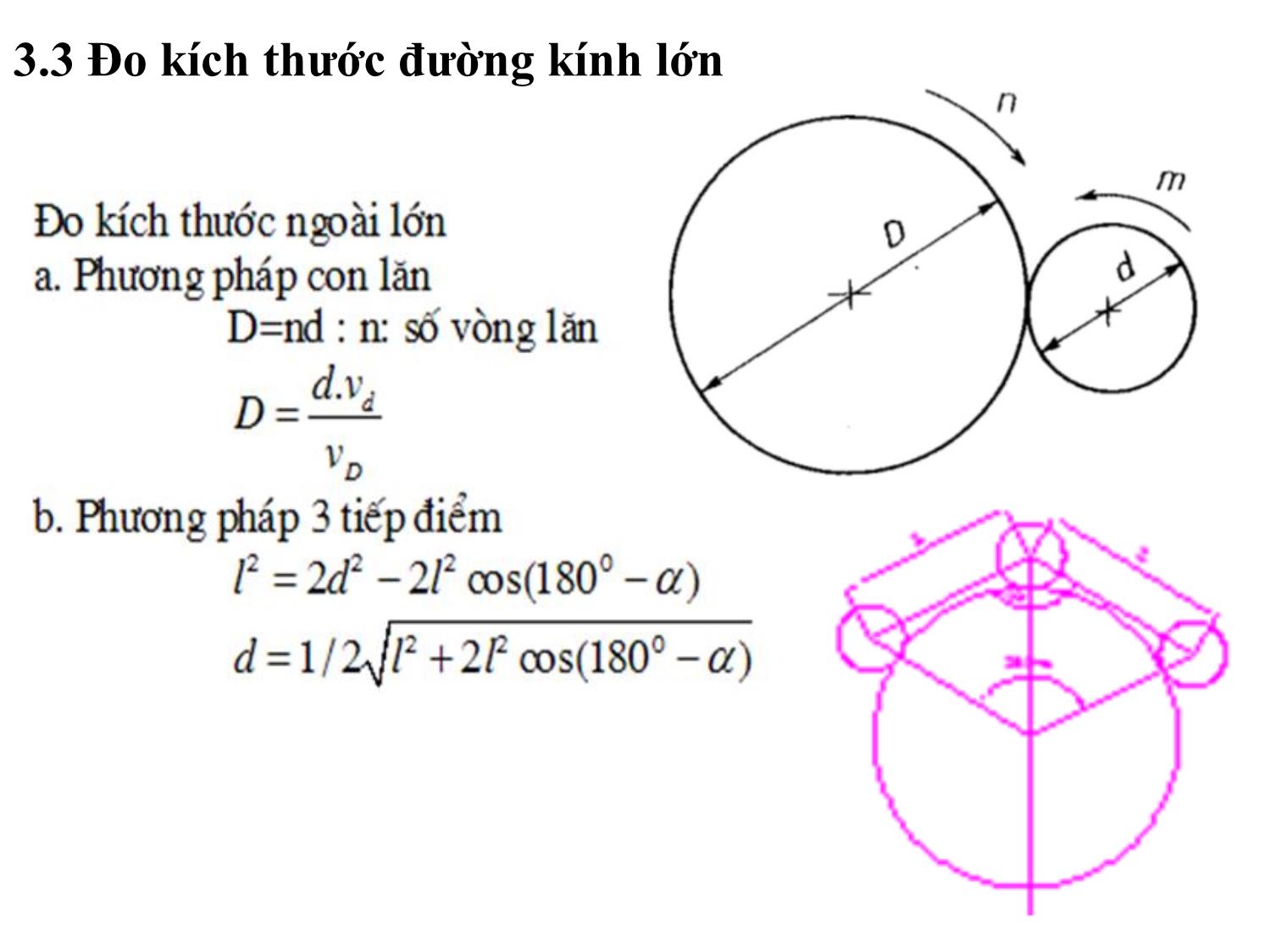 Bài giảng Dung sai lắp ghép - Chương 3: Dung sai lắp ghép bề mặt trơn - Phần 2: Đo kích thước đường kính trang 10