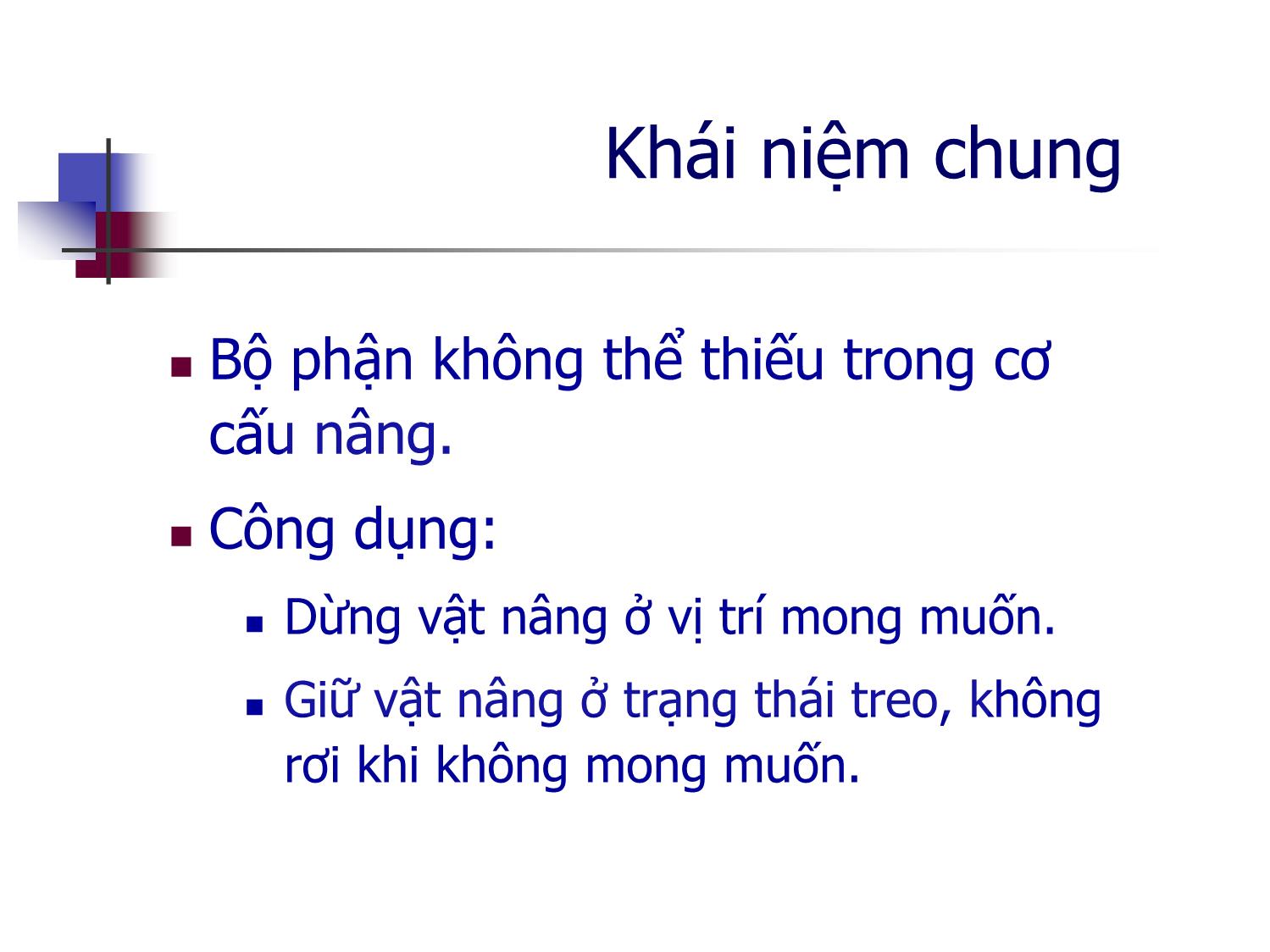 Bài giảng Máy nâng chuyển - Chương 5: Thiết bị phanh hãm trang 2