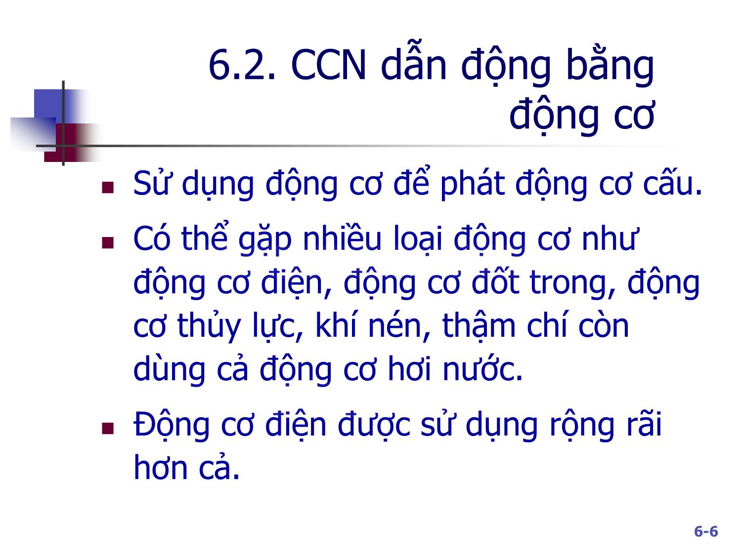 Bài giảng Máy nâng chuyển - Chương 6: Cơ cấu nâng trang 6