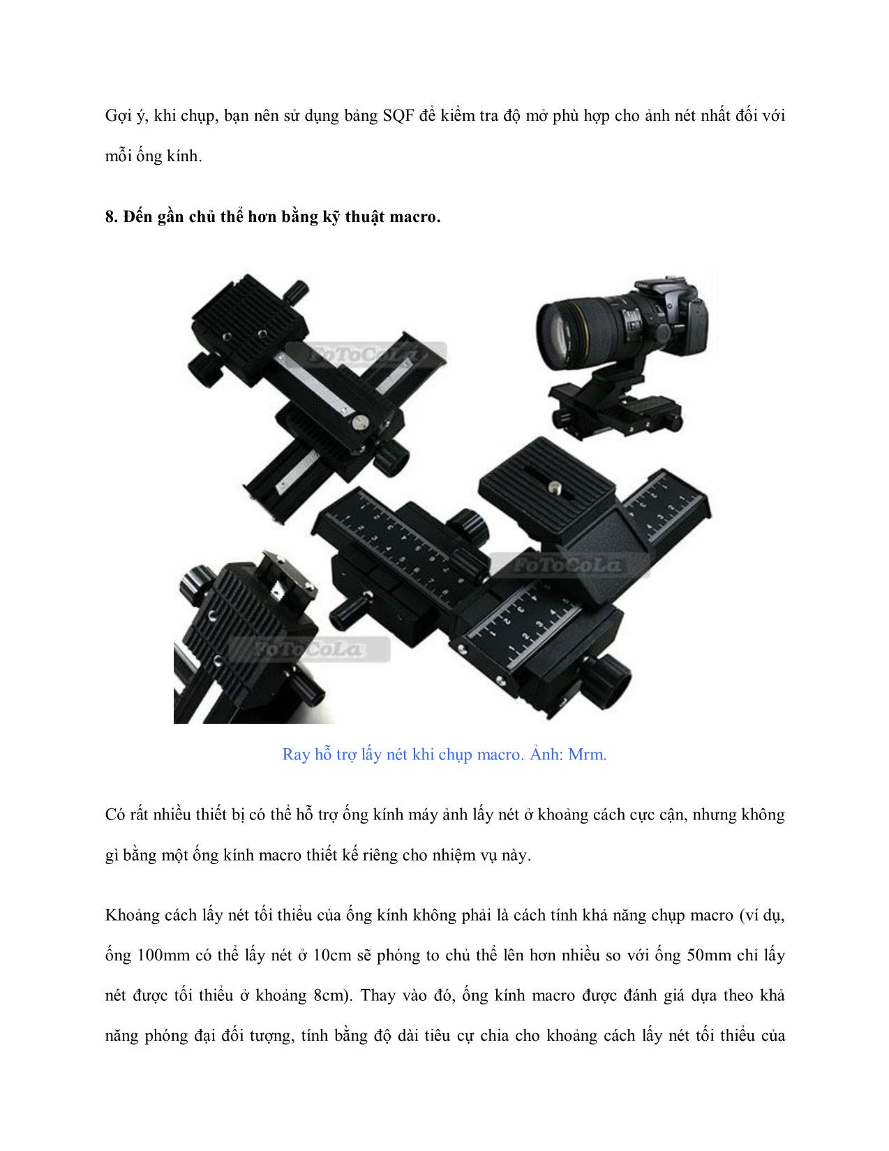 10 Điều về ống kính máy ảnh trang 9