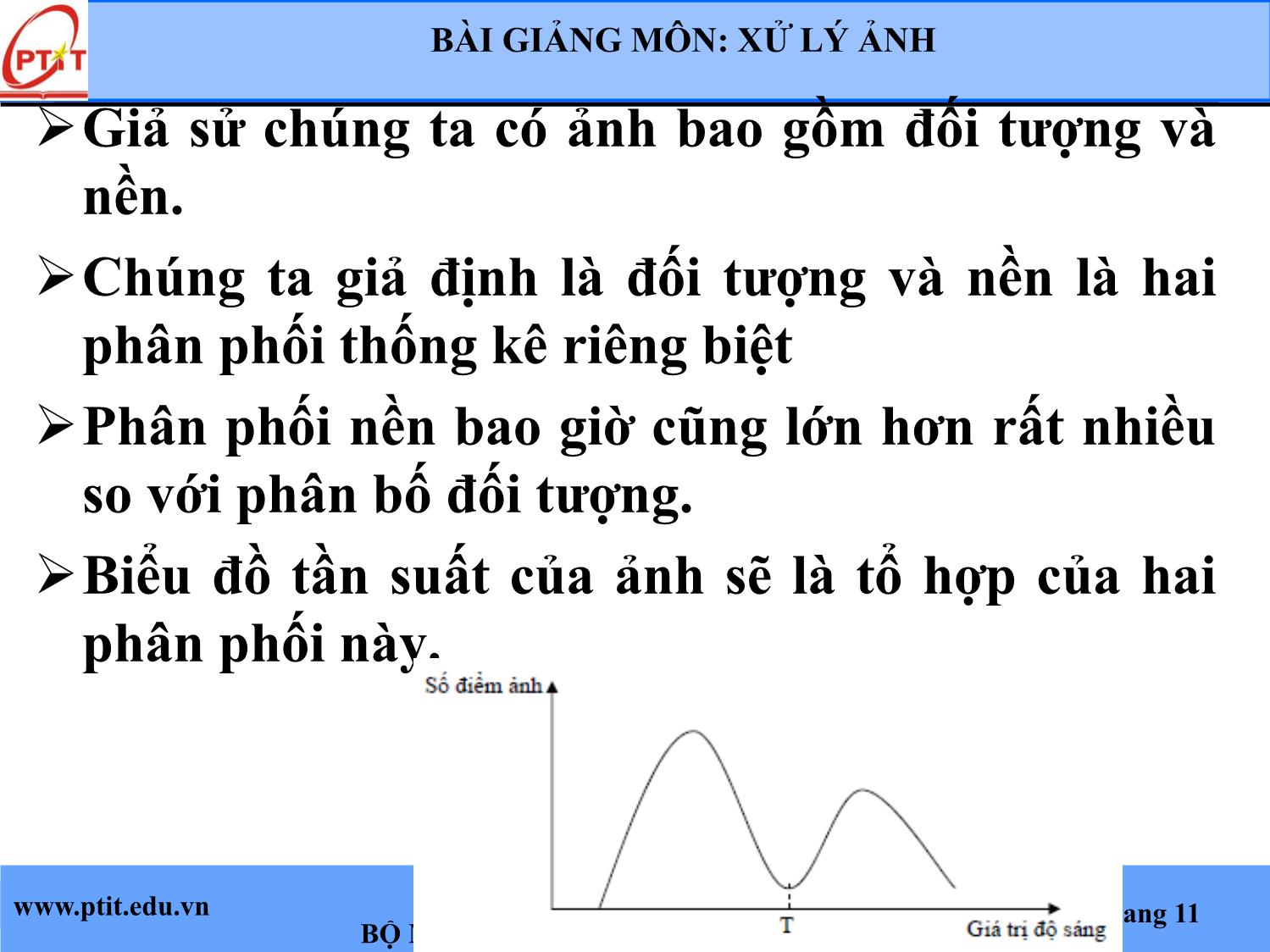 Bài giảng Xử lý ảnh - Chương 5: Các phương pháp phân vùng ảnh - Trần Thúy Hà trang 9