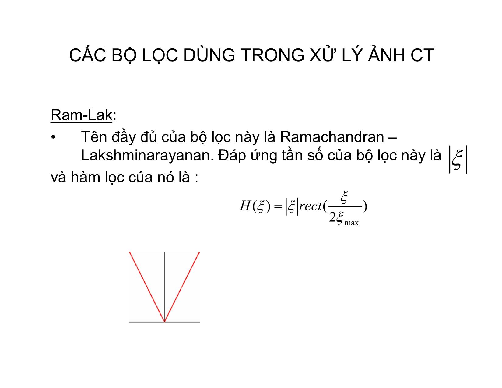 Bài giảng Một vài kỹ thuật xử lý ảnh trang 4