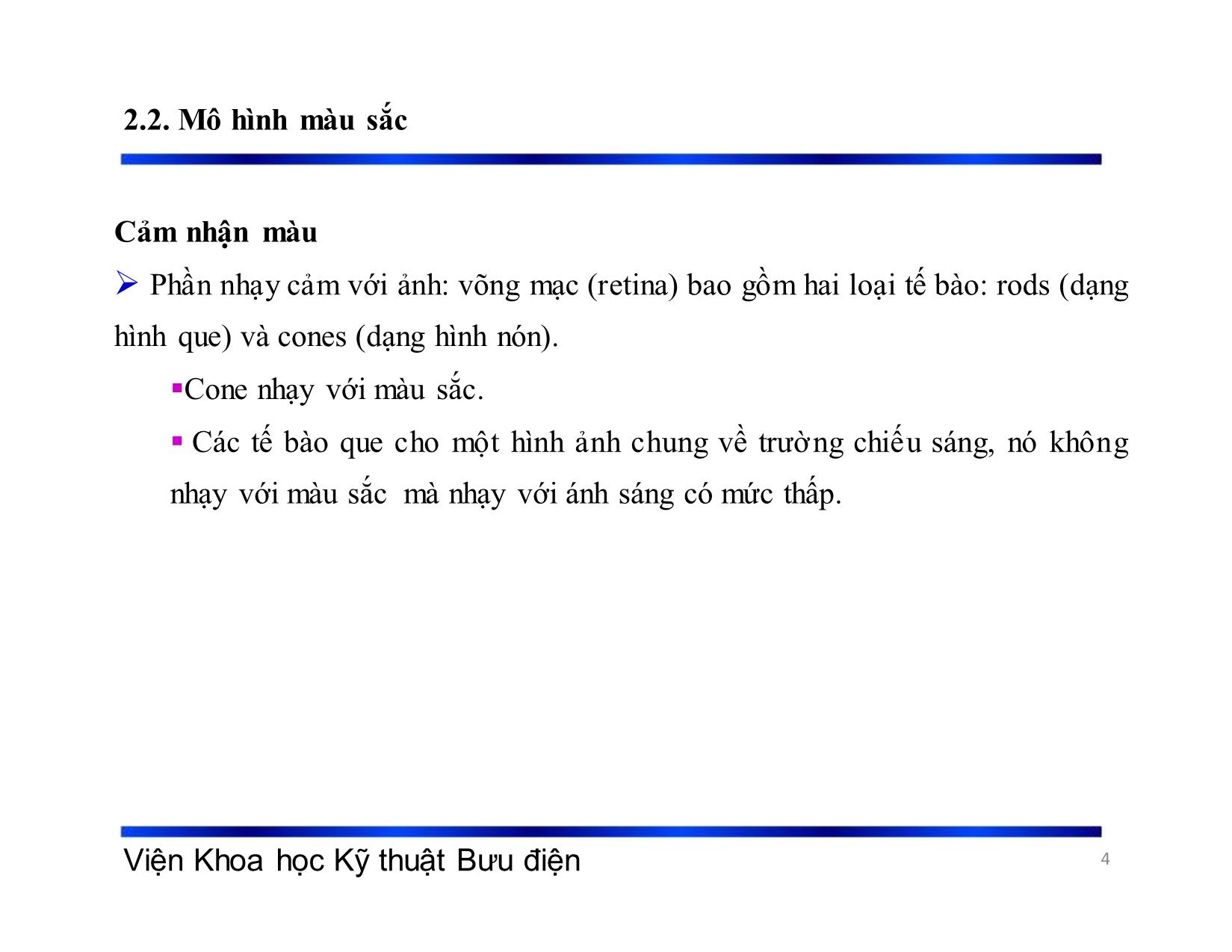 Bài giảng Xử lý tín hiệu và mã hóa - Chương 2: Thu nhận và biểu diễn - Phạm Việt Hà trang 4