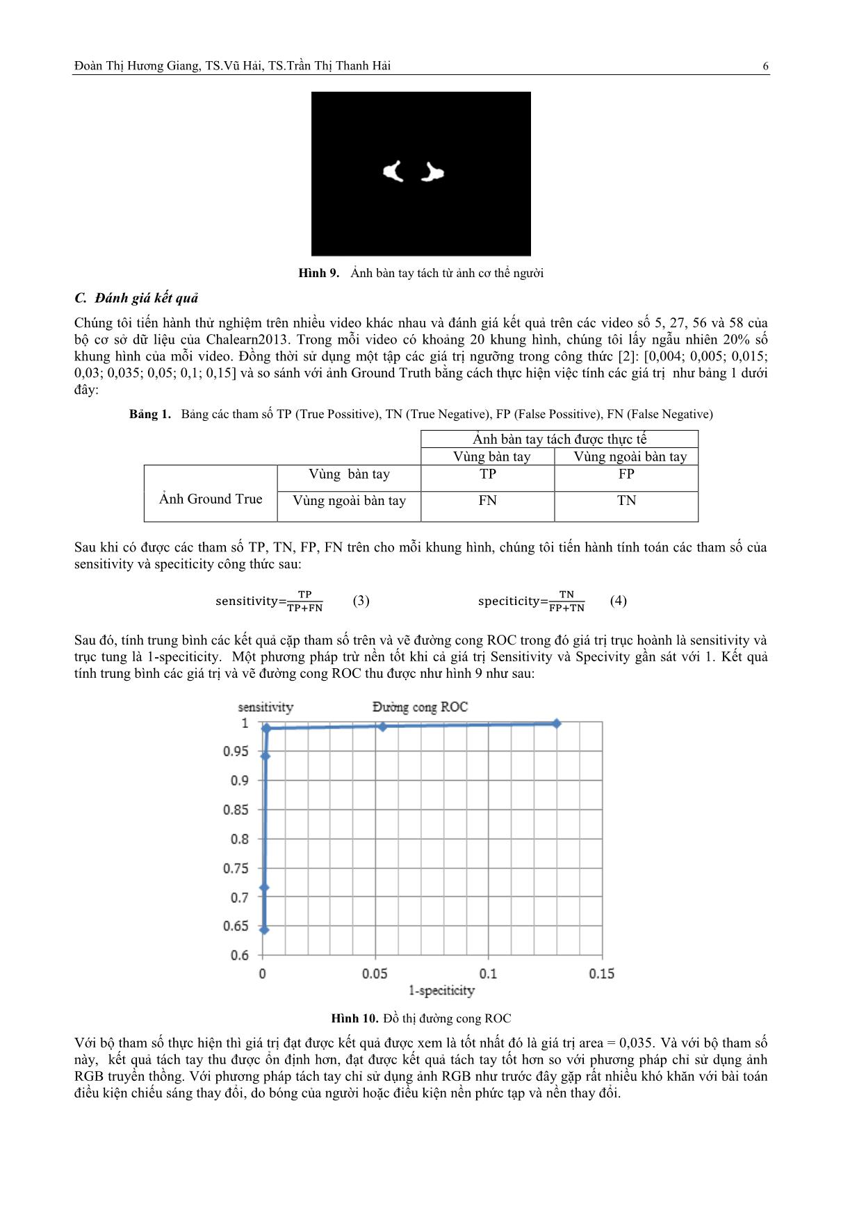 Khai thác dữ liệu ảnh độ sâu từ cảm biến Kinect: Sửa lỗi và ứng dụng trang 6