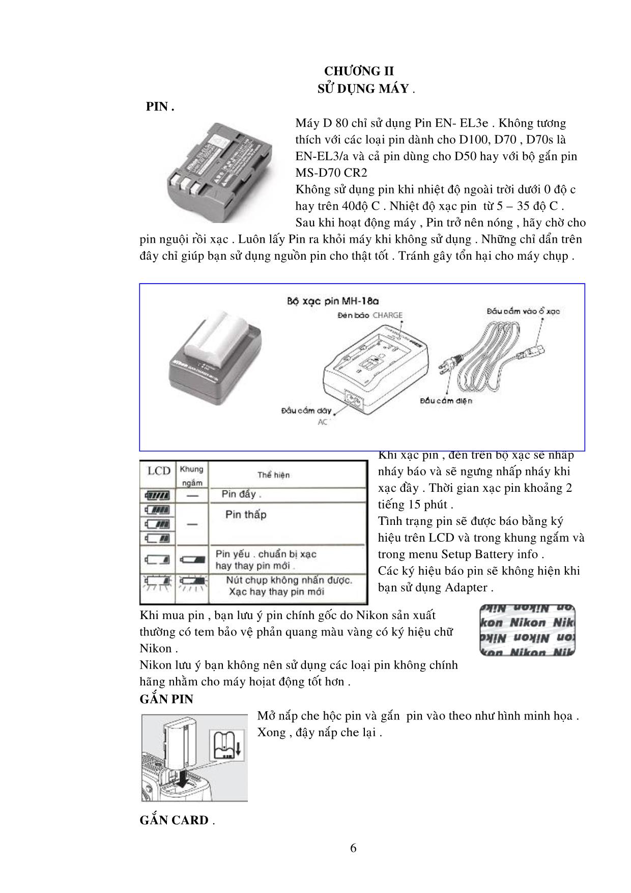 Tài liệu Hướng dẫn sử dụng D80 trang 7