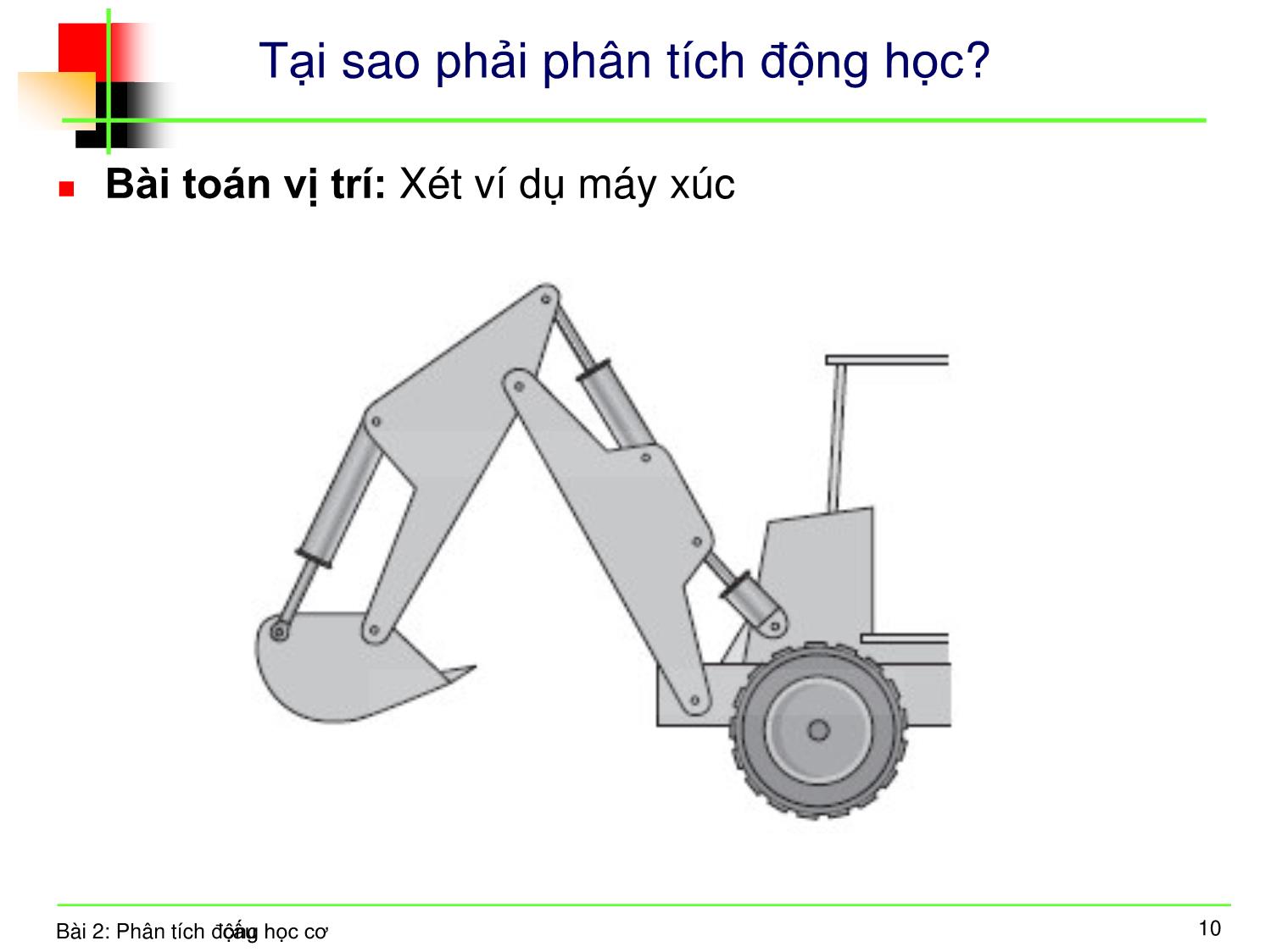 Bài giảng Nguyên lý máy - Bài 2: Phân tích động học cơ cấu trang 7