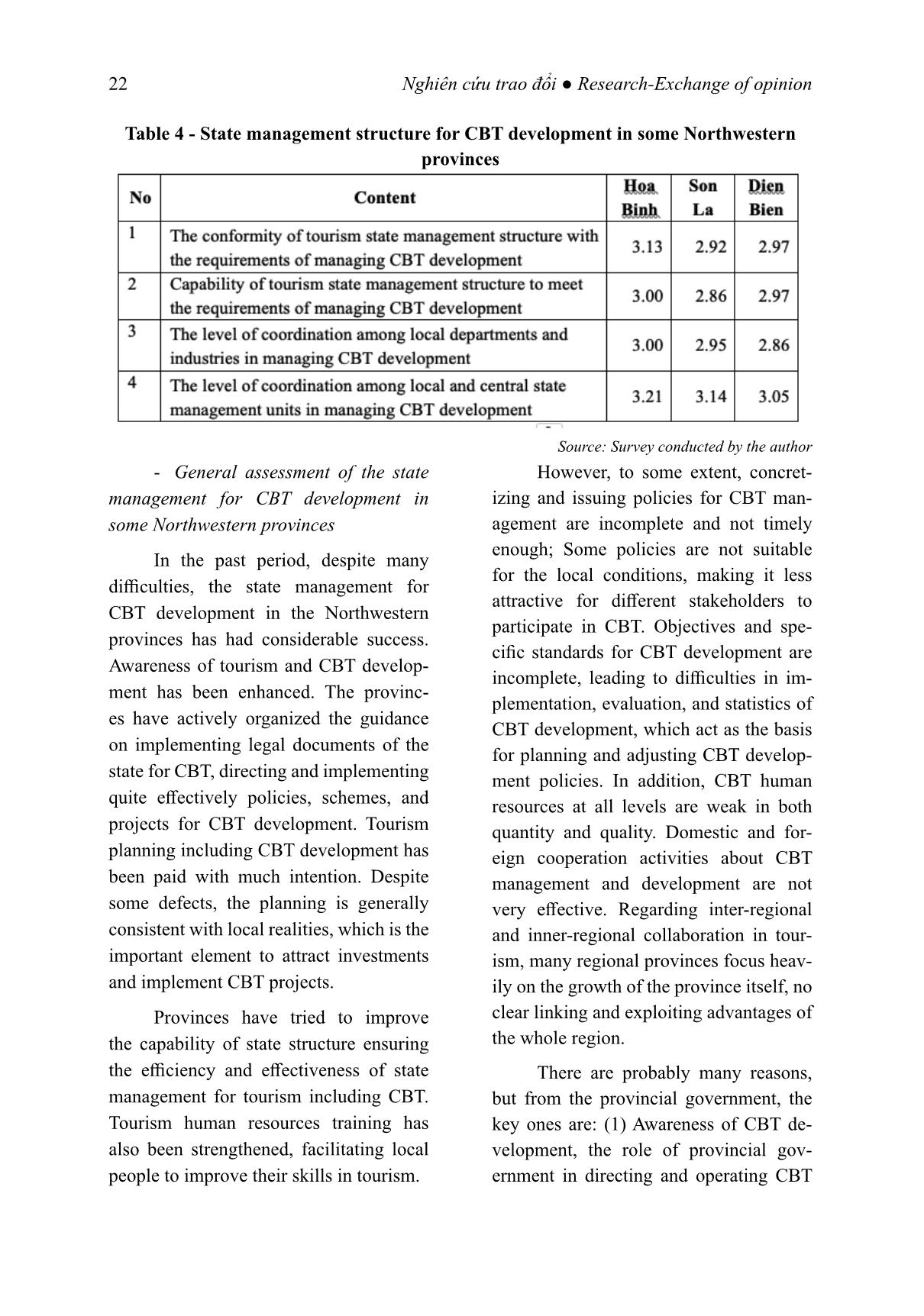 Research on state management for community-based tourism development in some Northwestern provinces of Vietnam trang 10