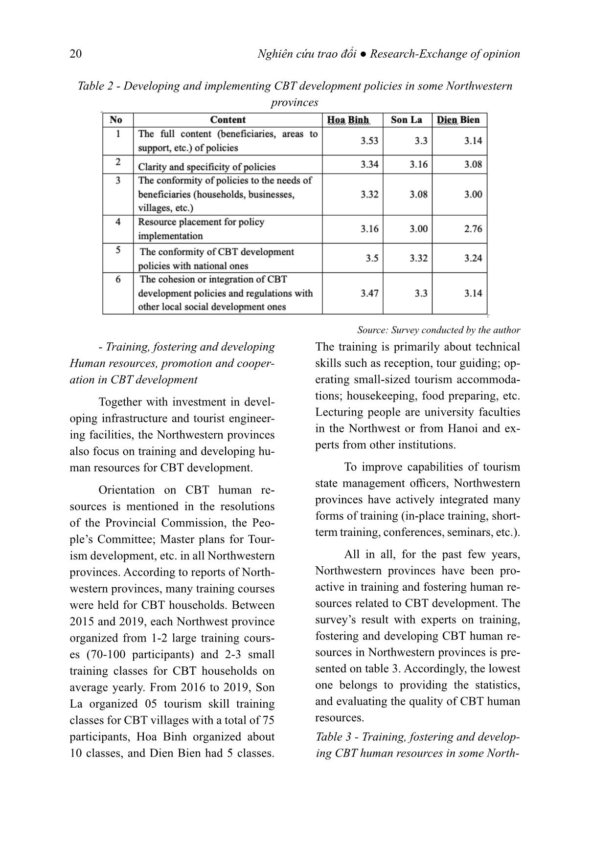 Research on state management for community-based tourism development in some Northwestern provinces of Vietnam trang 8