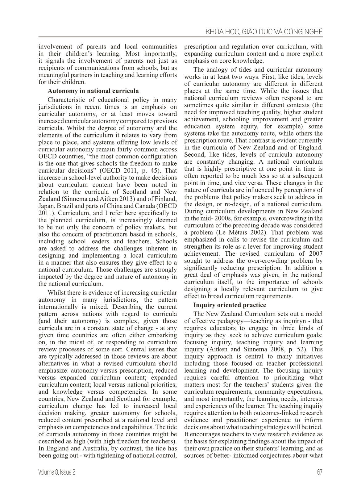 Educational improvement: Insights from policy, research and practice in the new zealand context, and implications for teacher education trang 4