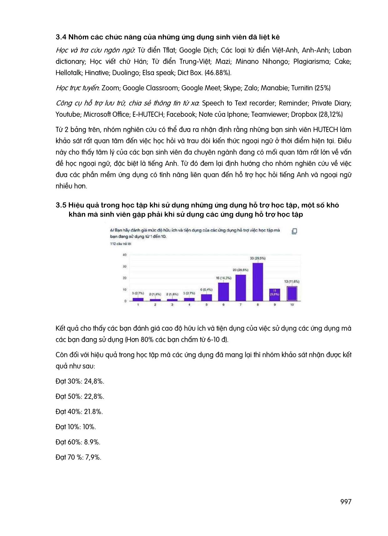 Thực trạng sử dụng các phần mềm ứng dụng hỗ trợ học tập trên điện thoại thông minh của sinh viên Hutech trang 4