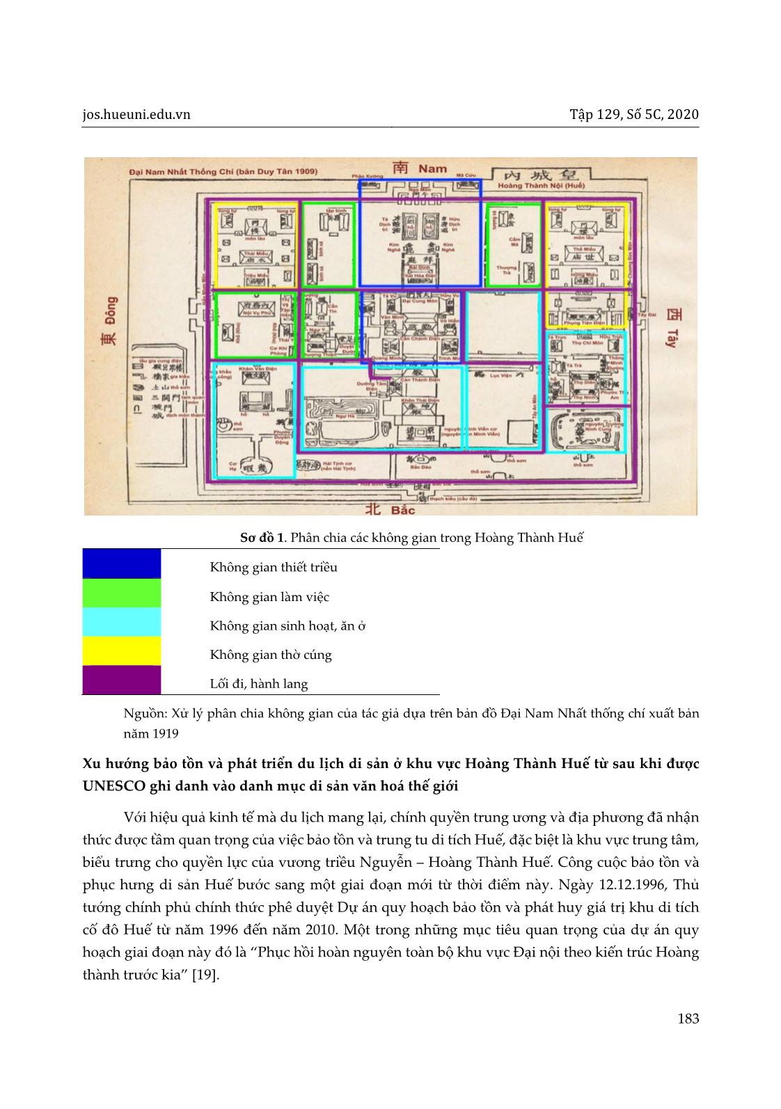 Bảo tồn di sản văn hoá vì sự phát triển bền vững: Trường hợp bảo tồn và phát triển sản phẩm du lịch ở Hoàng thành Huế trang 9