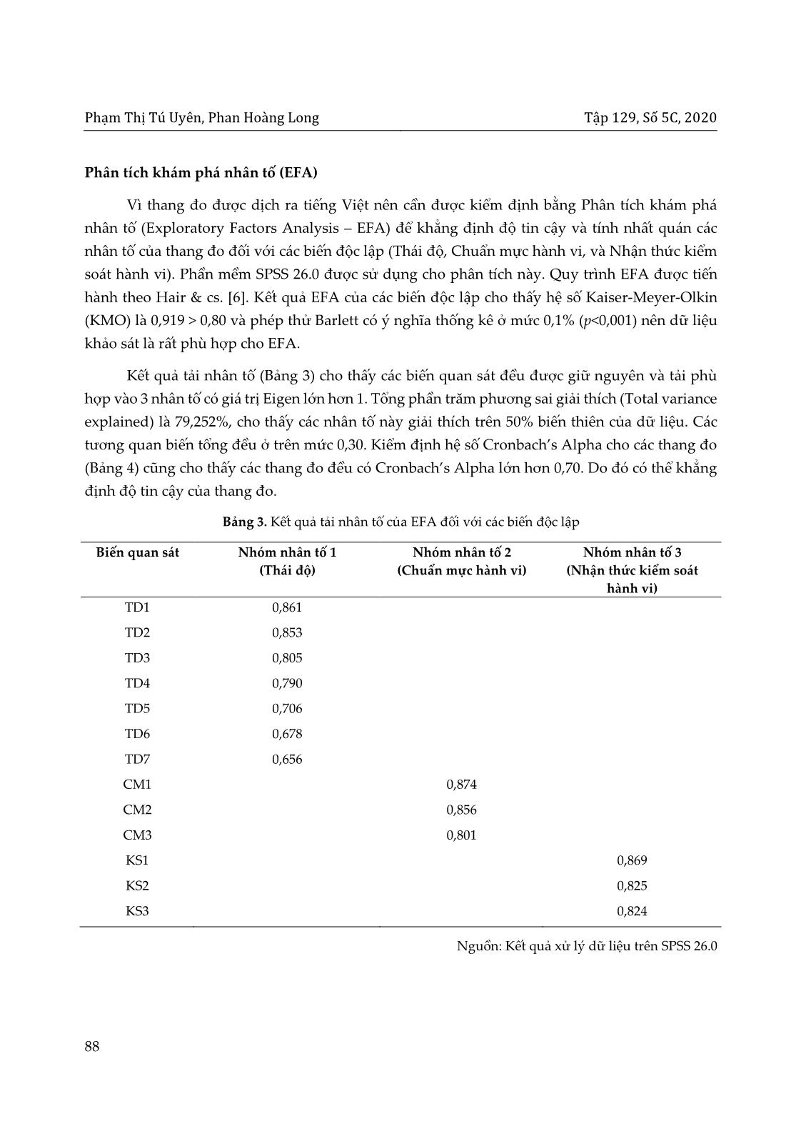 Ứng dụng lý thuyết hành vi dự định (TPB) trong nghiên cứu ý định lựa chọn khách sạn xanh của du khách tại thành phố Đà Nẵng trang 8