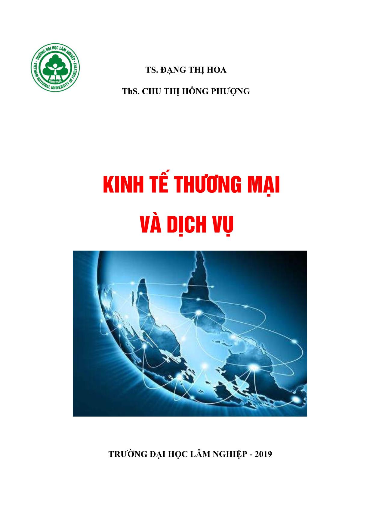 Bài giảng Kinh tế thương mại và dịch vụ trang 1