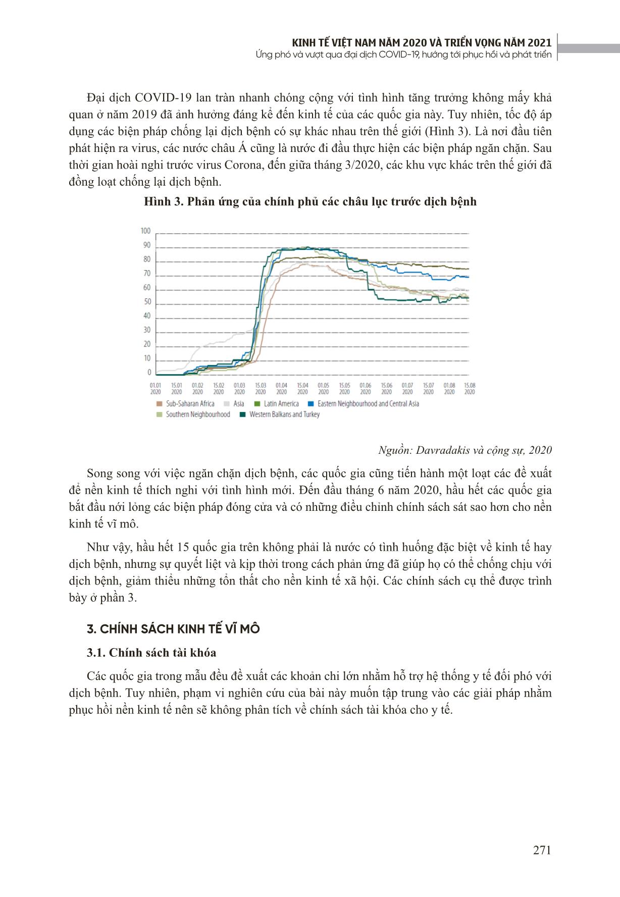 Chính sách kinh tế vĩ mô ứng phó với ảnh hưởng của đại dịch Covid-19: Kinh nghiệm quốc tế và gợi ý chính sách cho Việt Nam trang 4