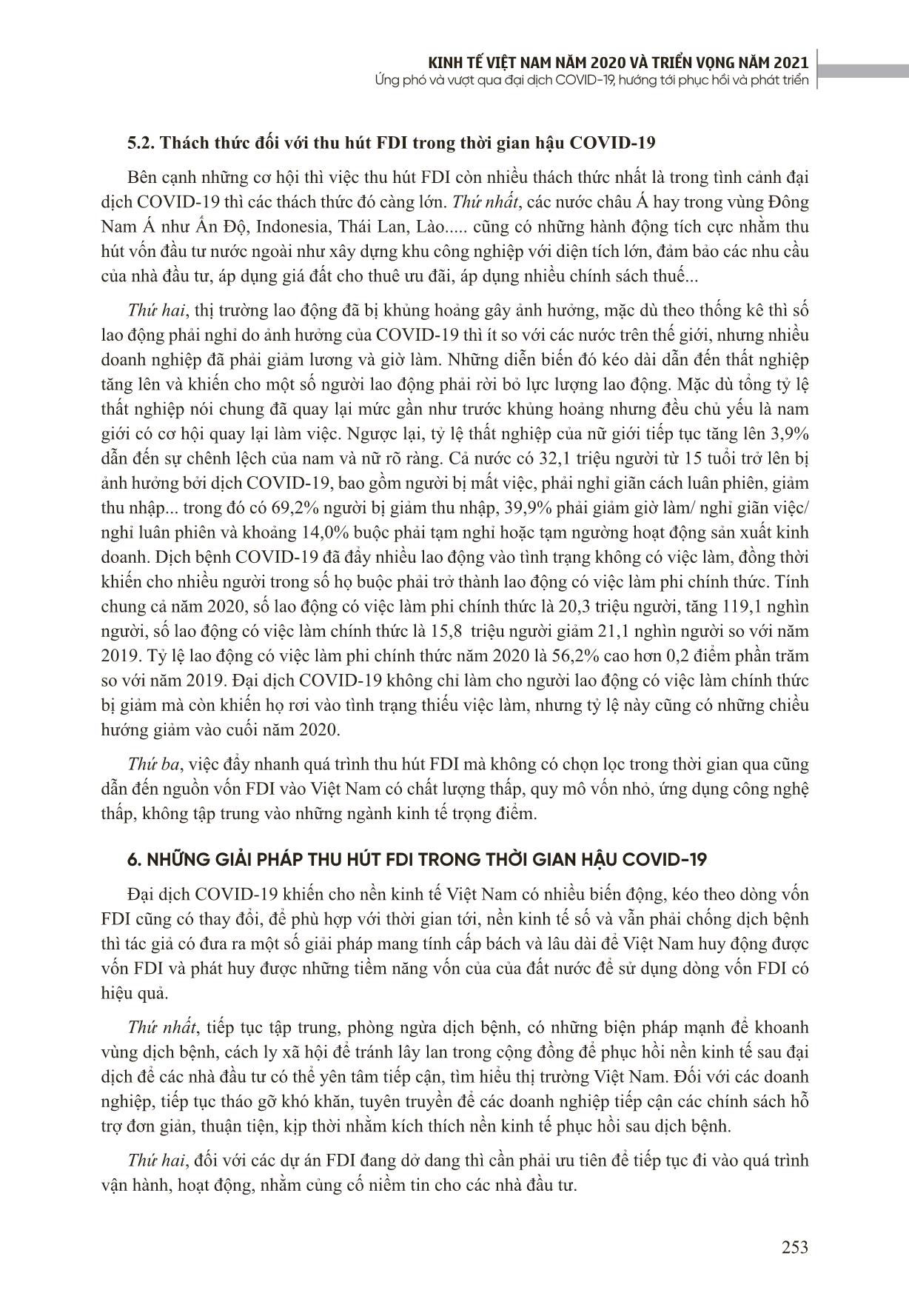 Chính sách thu hút FDI hậu Covid-19 nhằm phát triển bền vững nền kinh tế trang 6