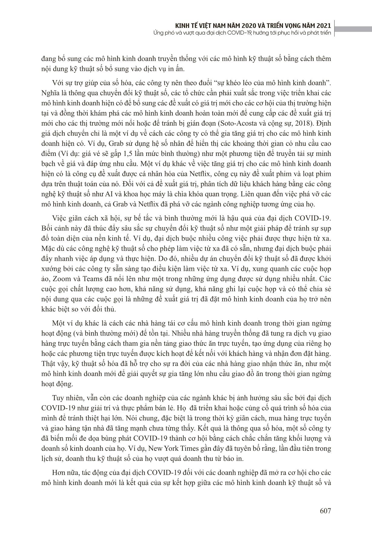 Đại dịch Covid-19 làm thay đổi môi trường kinh doanh và gia tốc tiến trình chuyển hóa số: Vấn đề và giải pháp trang 6
