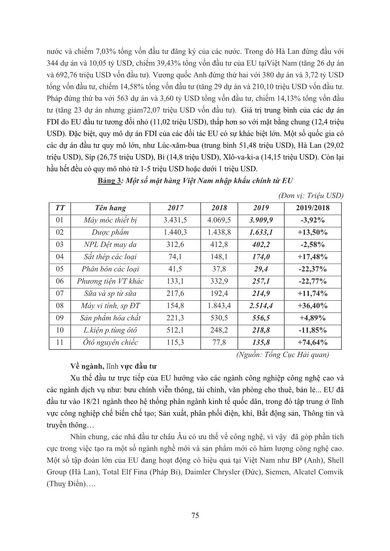 FDI của EU vào Việt Nam khi EVFTA có hiệu lực trang 8