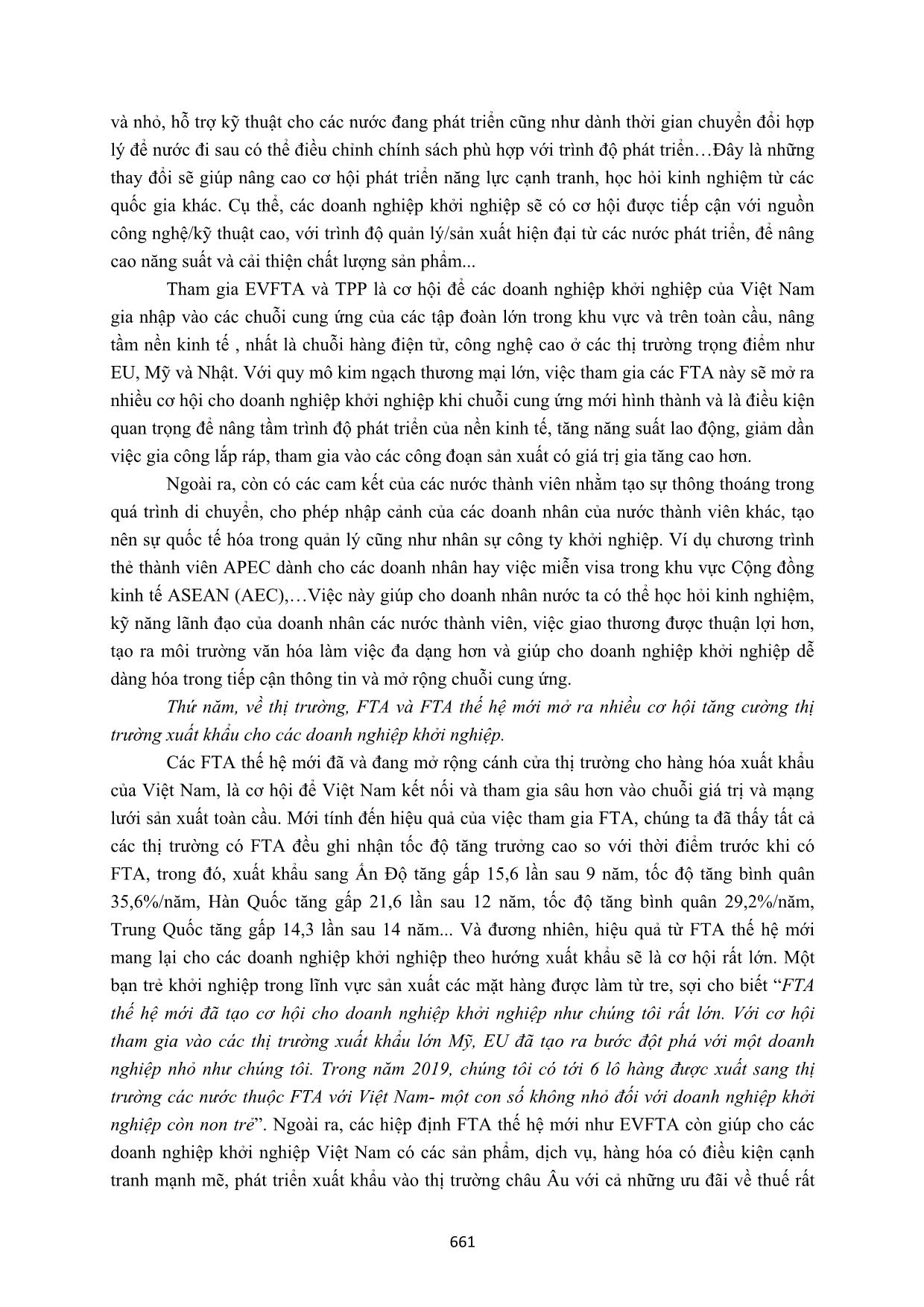 FTA thế hệ mới - Cơ hội và thách thức đối với doanh nghiệp khởi nghiệp sáng tạo ở Việt Nam hiện nay trang 7