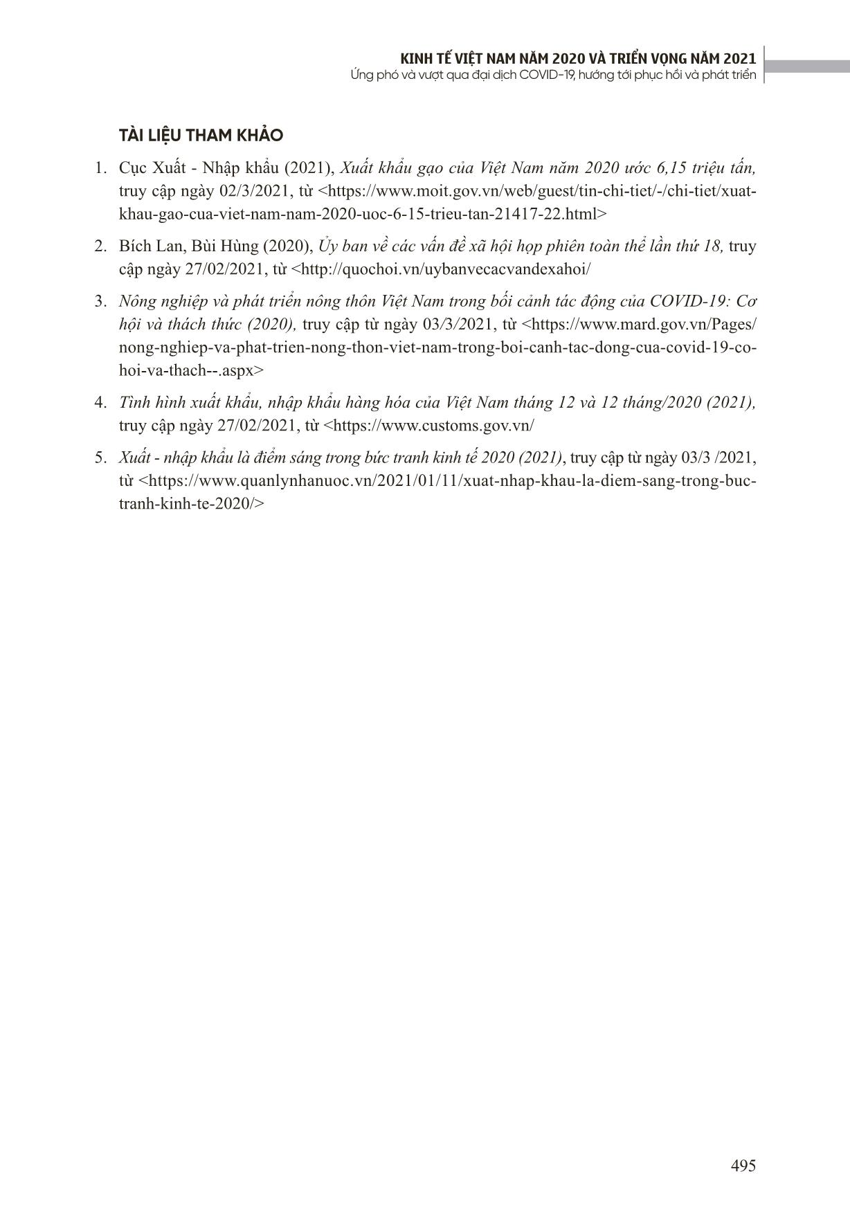 Giải pháp thúc đẩy hoạt động xuất - Nhập khẩu của Việt Nam trong bối cảnh đại dịch Covid-19 trang 10