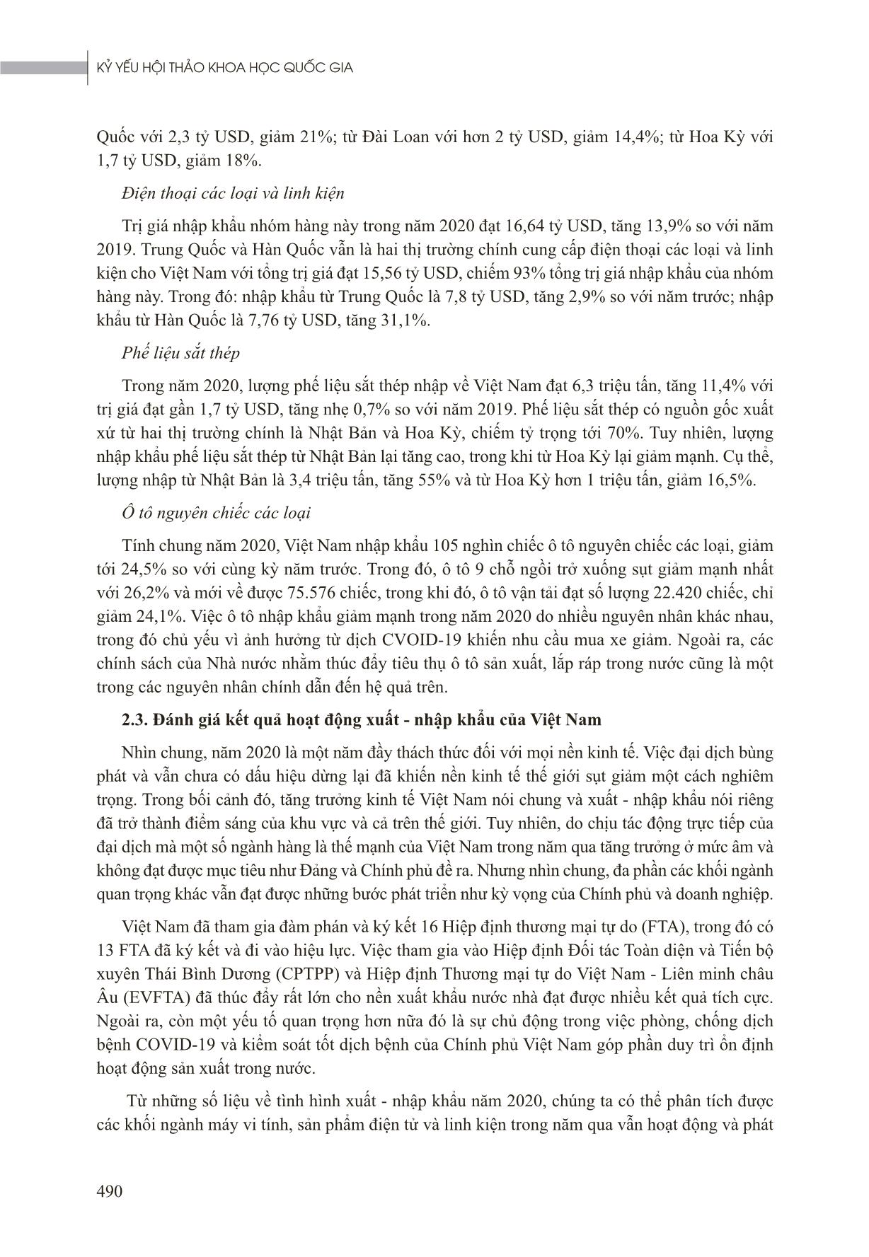 Giải pháp thúc đẩy hoạt động xuất - Nhập khẩu của Việt Nam trong bối cảnh đại dịch Covid-19 trang 5