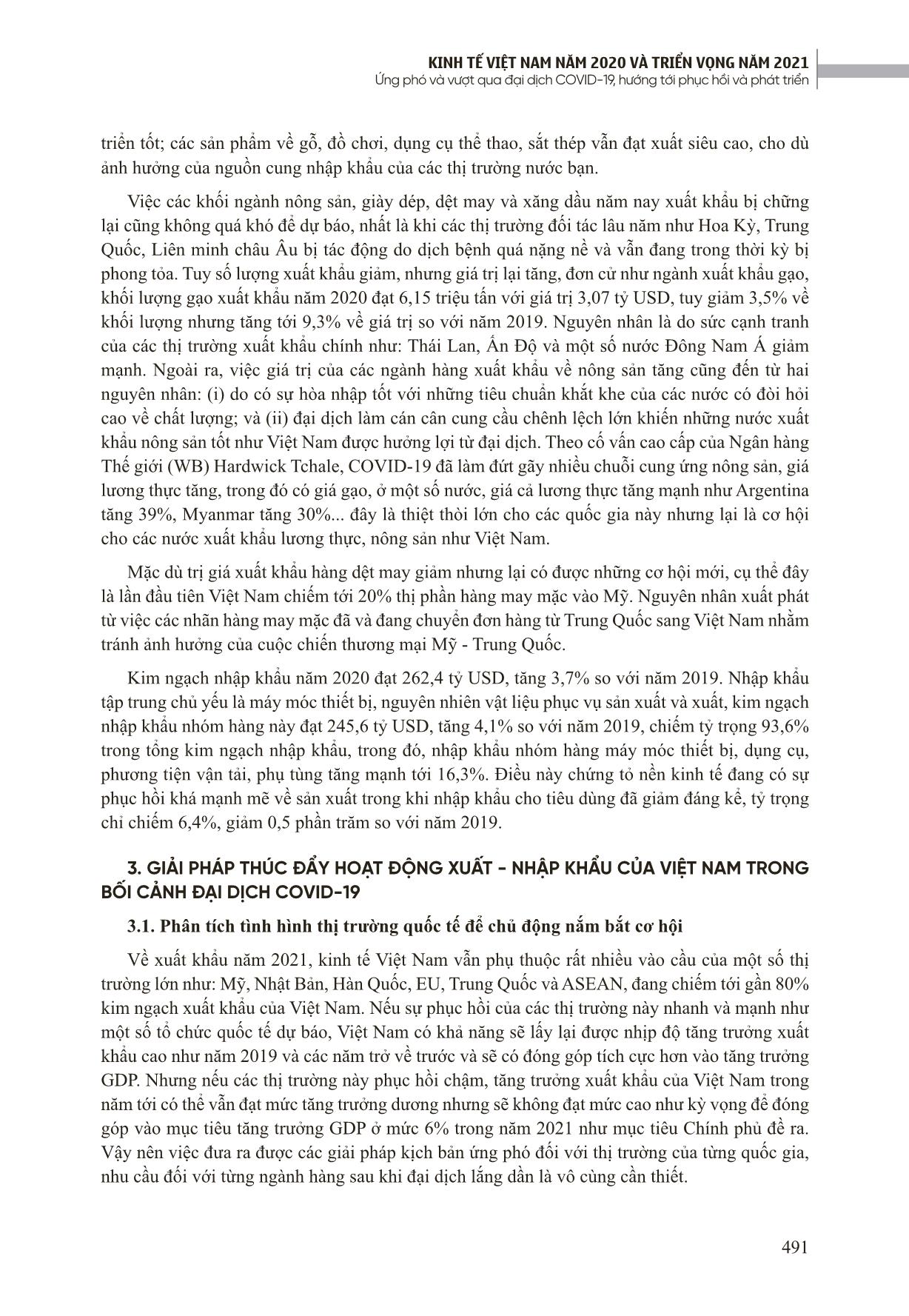 Giải pháp thúc đẩy hoạt động xuất - Nhập khẩu của Việt Nam trong bối cảnh đại dịch Covid-19 trang 6