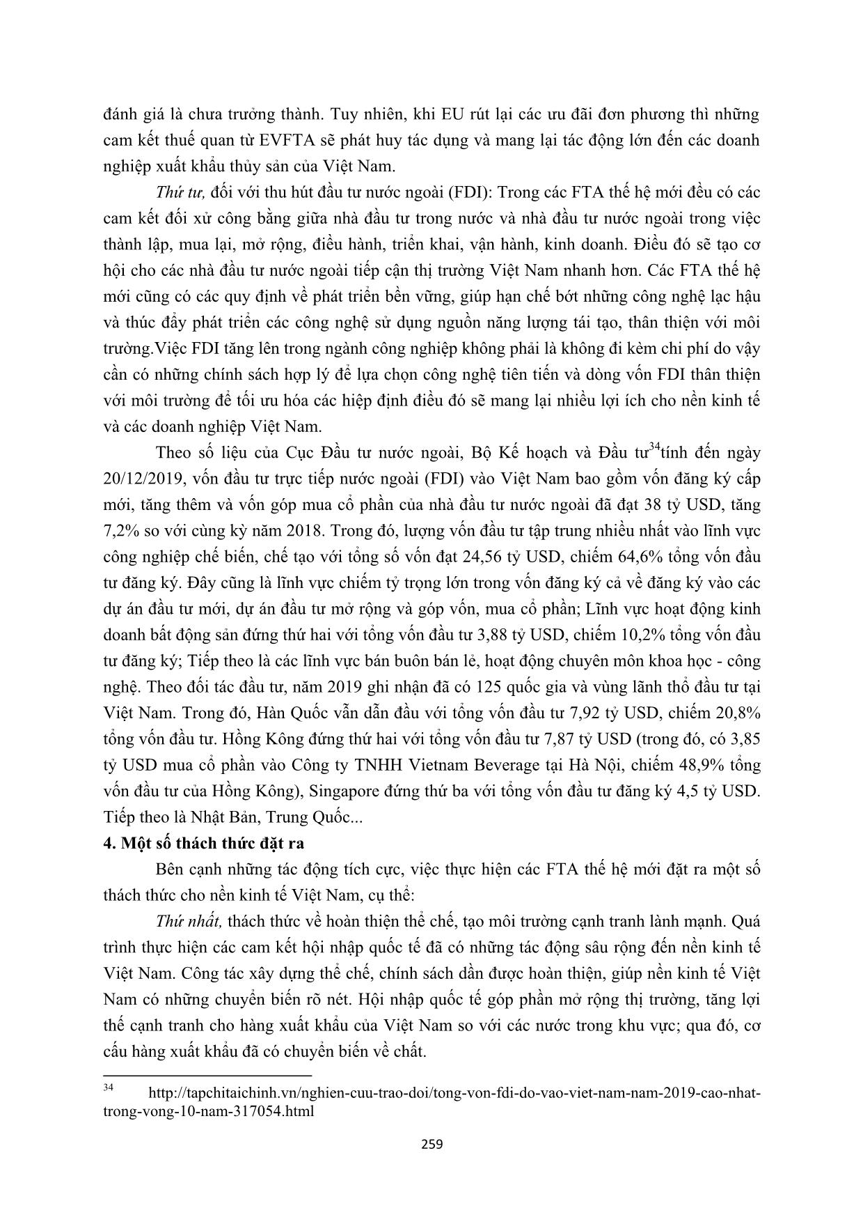 Hiệp định thương mại tự do thế hệ mới và tác động đối với kinh tế Việt Nam hiện nay trang 6