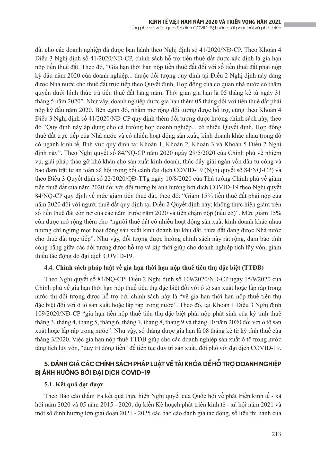 Hoàn thiện các chính sách pháp luật về tài khóa để hỗ trợ doanh nghiệp bị ảnh hưởng bởi đại dịch Covid-19 trang 5