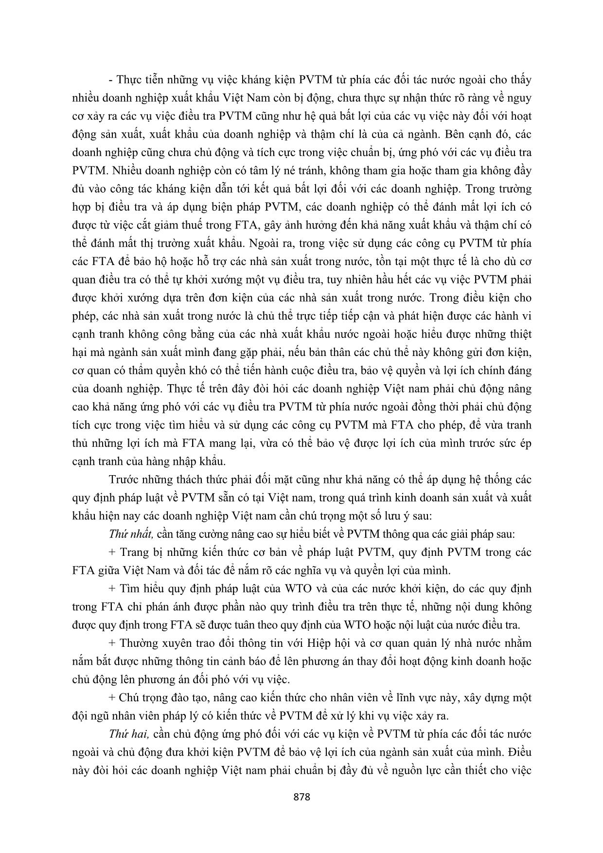 Pháp luật về phòng vệ thương mại của Việt Nam trong điều kiện thực thi các FTA thế hệ mới trang 10