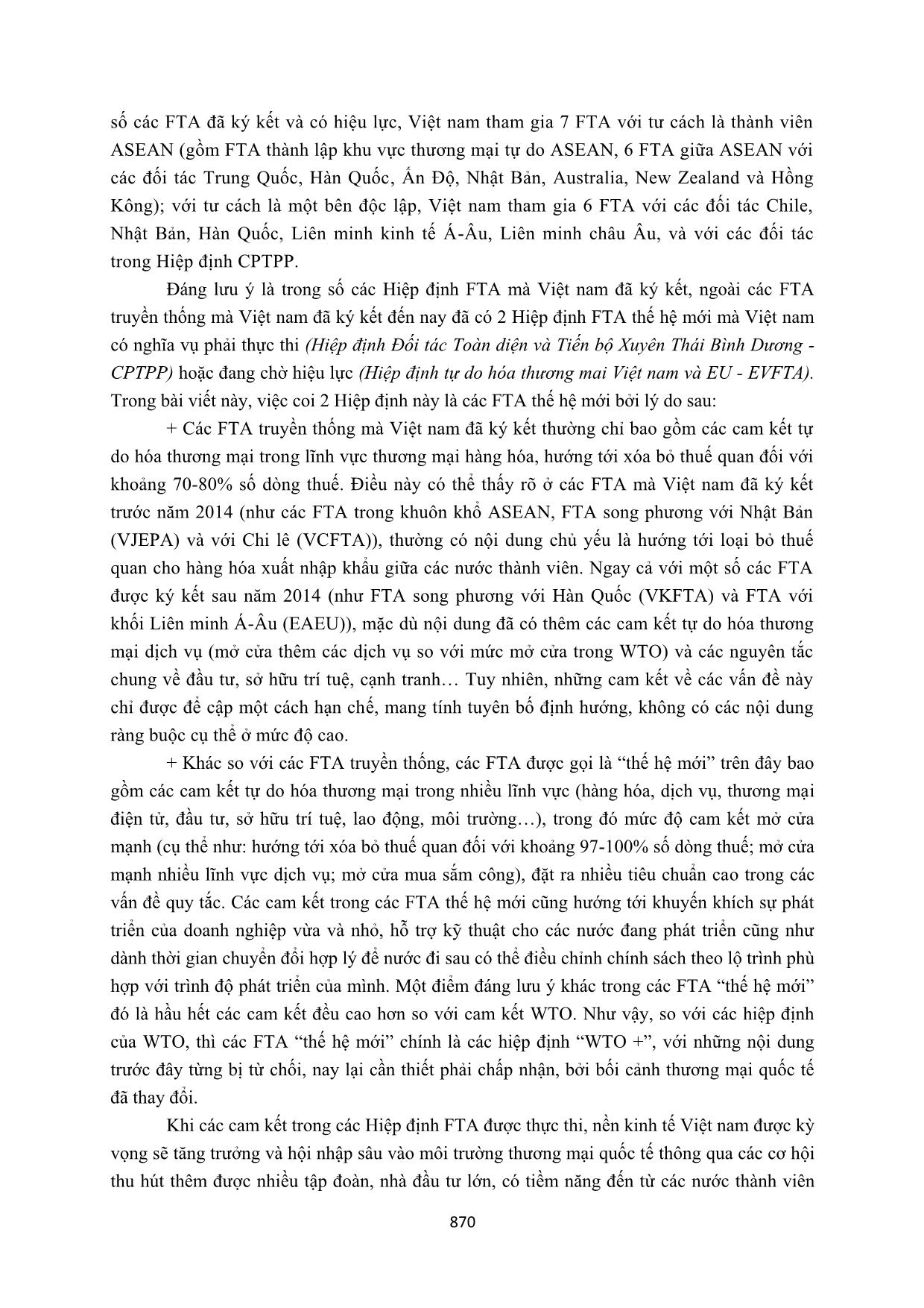 Pháp luật về phòng vệ thương mại của Việt Nam trong điều kiện thực thi các FTA thế hệ mới trang 2