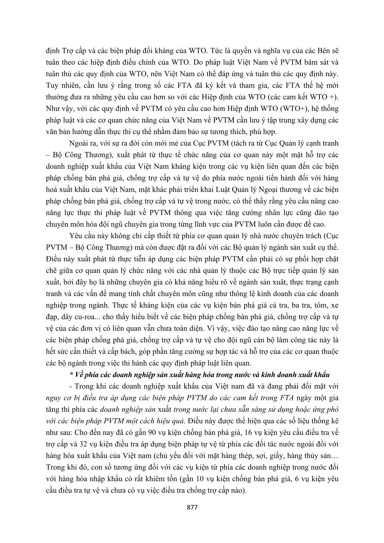 Pháp luật về phòng vệ thương mại của Việt Nam trong điều kiện thực thi các FTA thế hệ mới trang 9