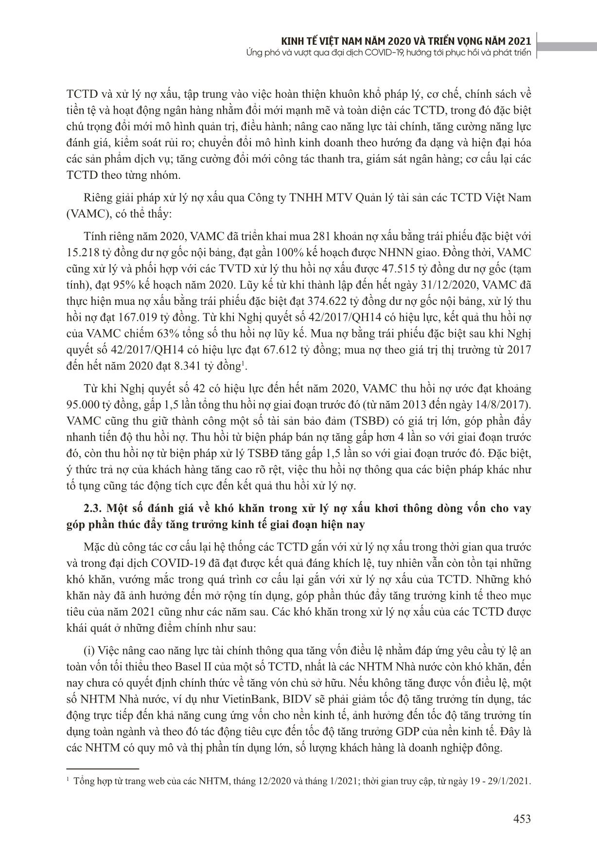 Tác động của đại dịch Covid-19 đến cho vay và nợ xấu của Ngân hàng Thương mại Việt Nam trang 8