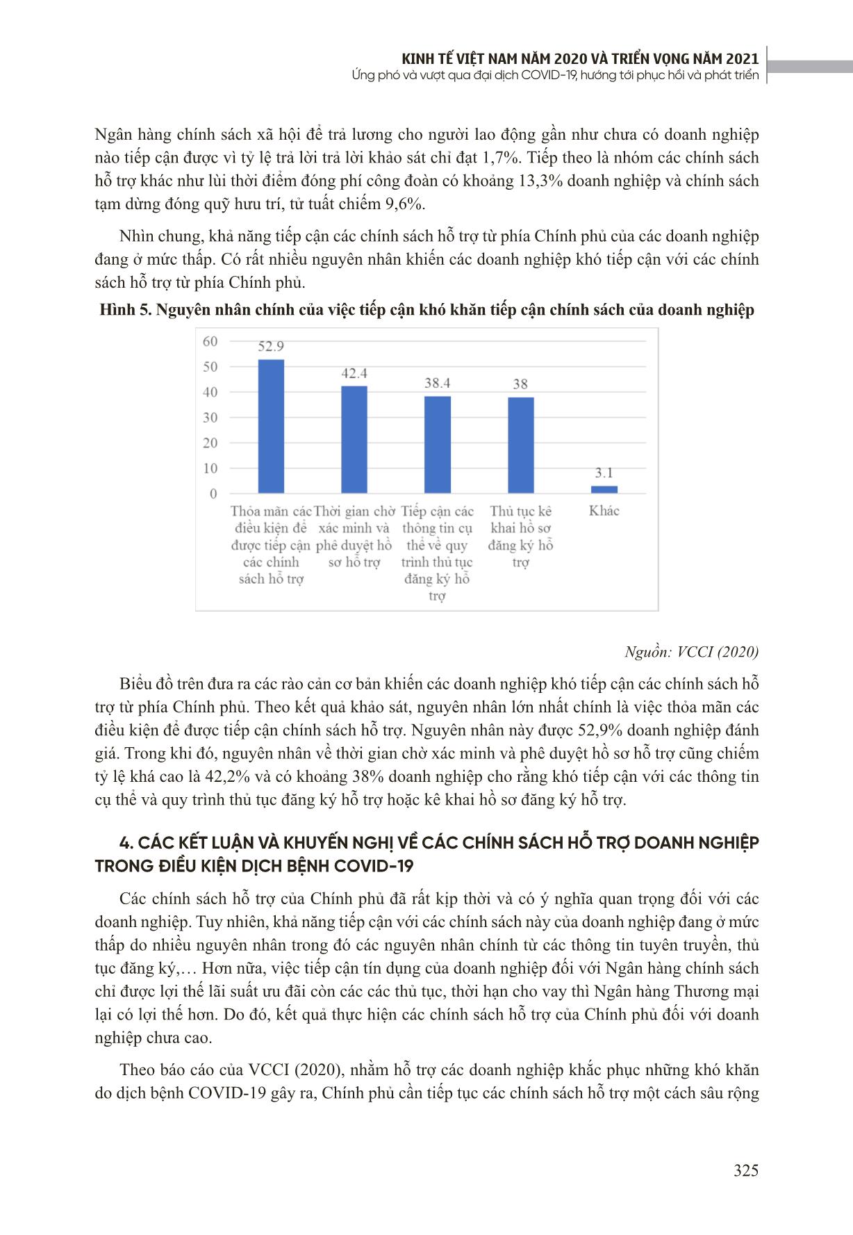 Tác động của đại dịch Covid-19 và hiệu quả chính sách hỗ trợ của chính phủ đối với các doanh nghiệp Việt Nam trang 9