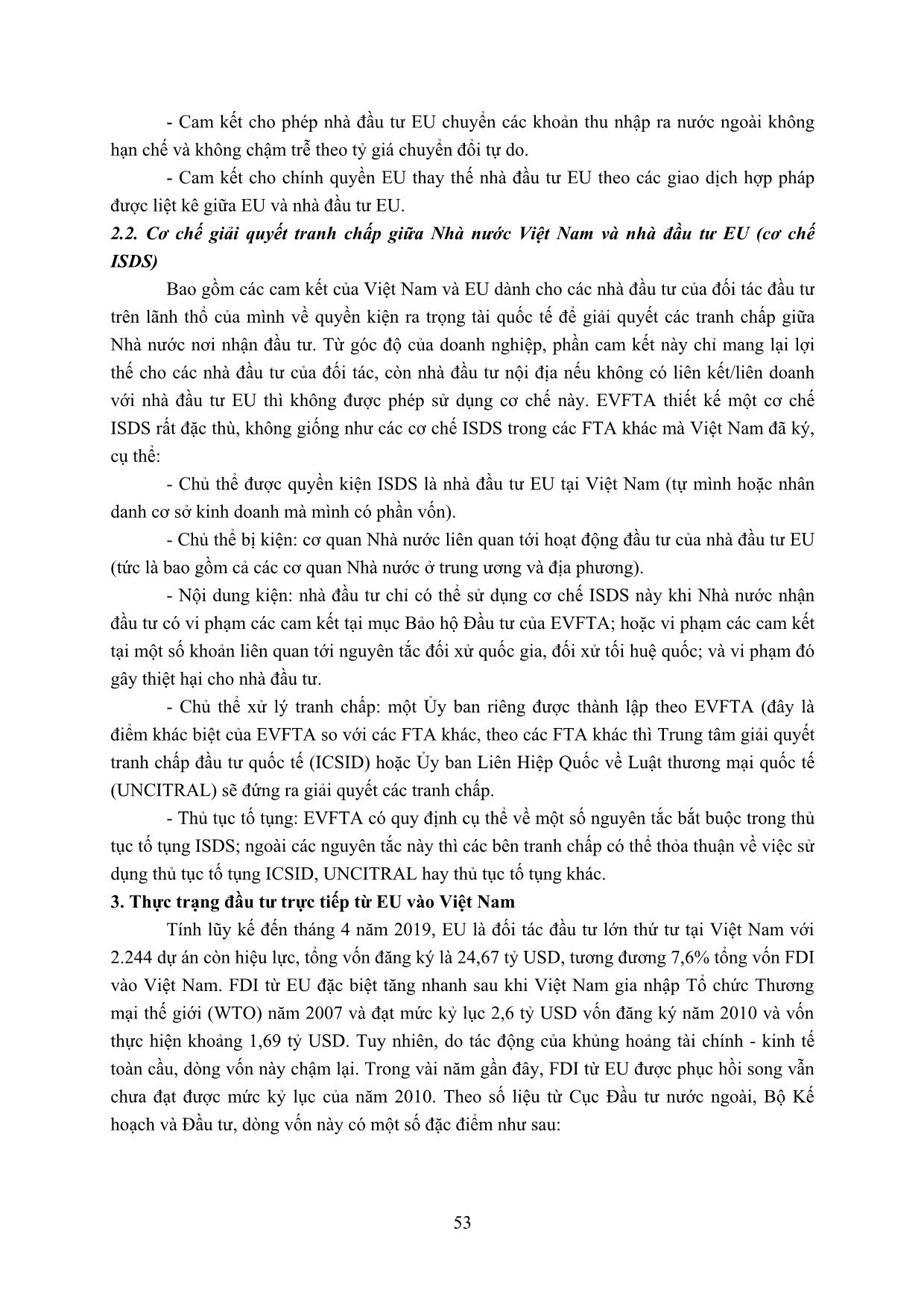 Tác động của hiệp định EVFTA tới đầu tư trực tiếp nước ngoài tại Việt Nam trang 5