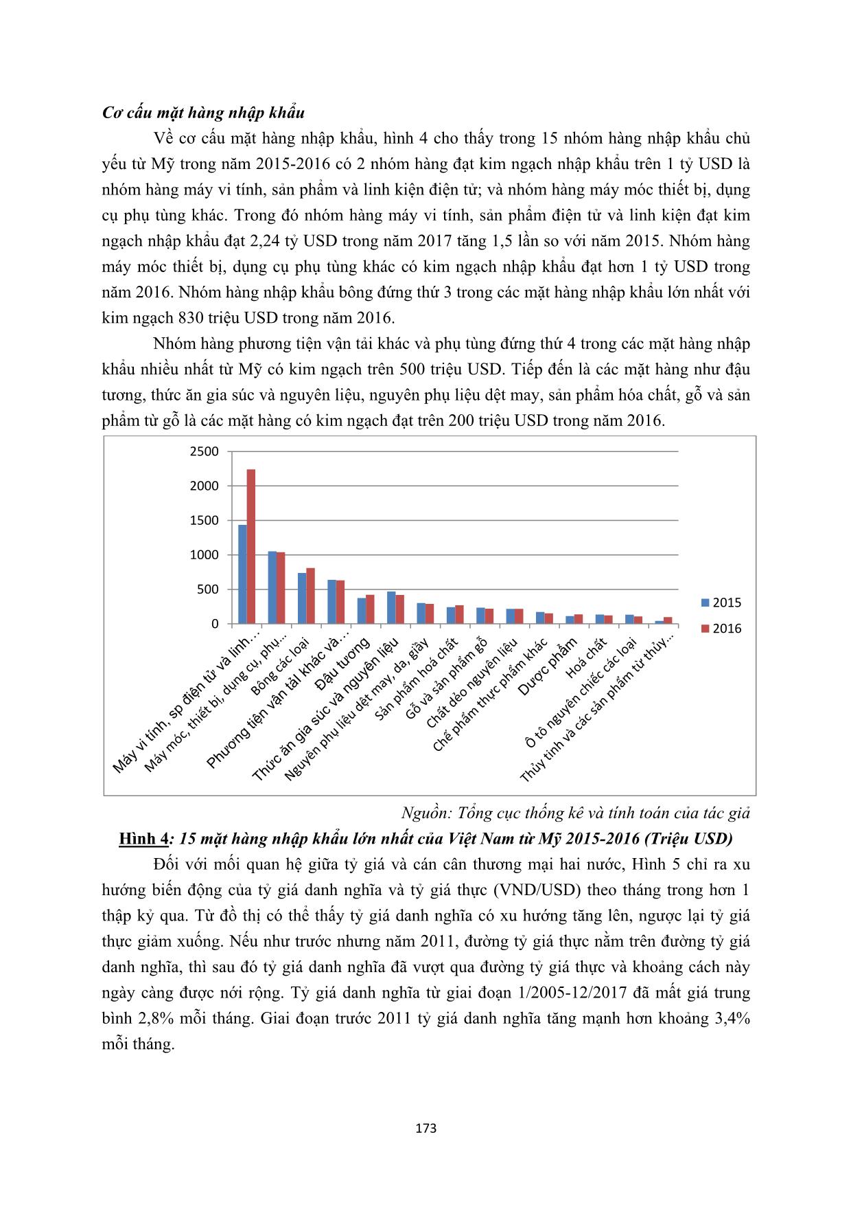 Tác động của tỷ giá đến cán cân thương mại Việt Nam - Mỹ giai đoạn 2008-2017 trang 4