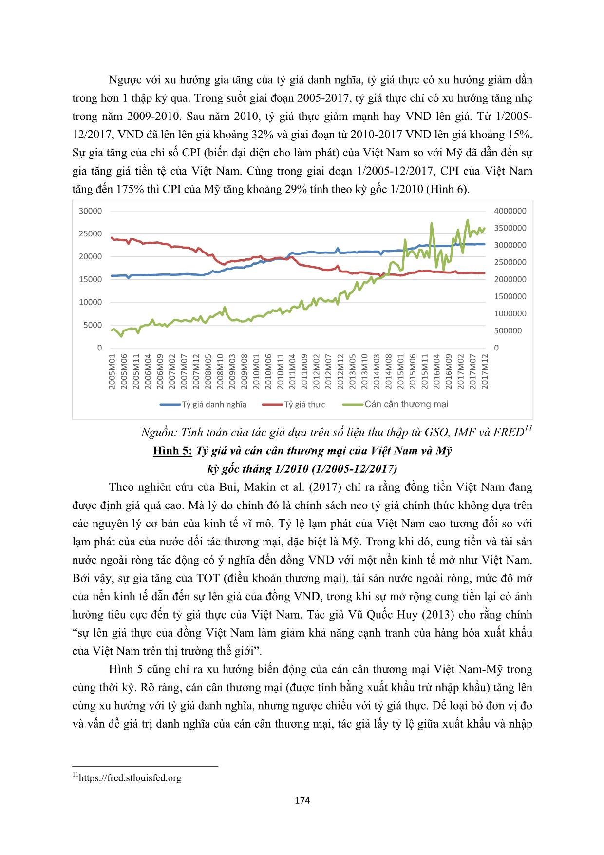 Tác động của tỷ giá đến cán cân thương mại Việt Nam - Mỹ giai đoạn 2008-2017 trang 5