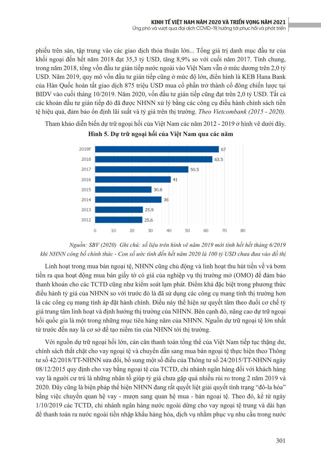 Thành công điều hành tỷ giá và quản lý ngoại hối trong giai đoạn nền kinh tế ứng phó đại dịch Covid-19 tạo điều kiện thu hút vốn FDI vào Việt Nam trang 7
