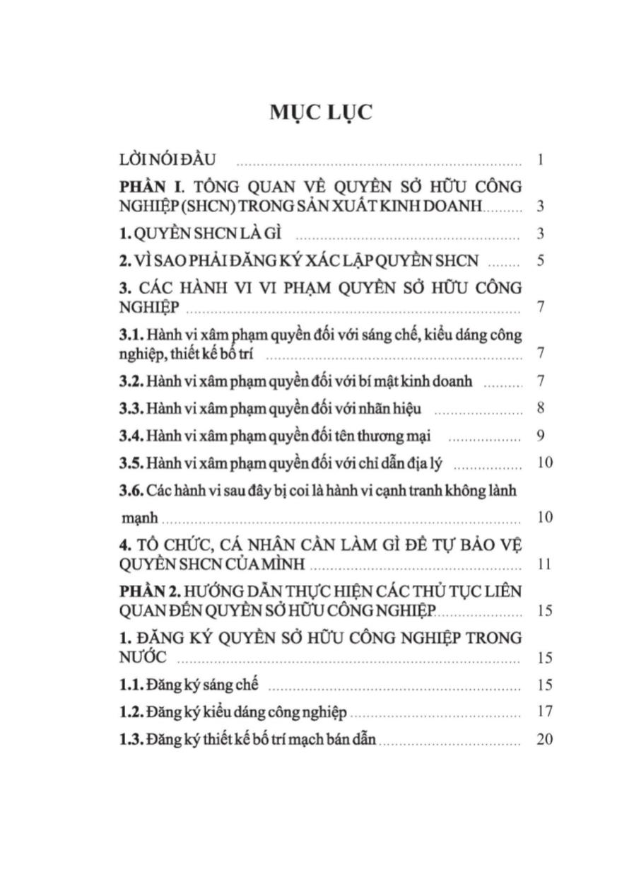 Sổ tay Hướng dẫn thực hiện các thủ tục về sở hữu công nghiệp trang 2