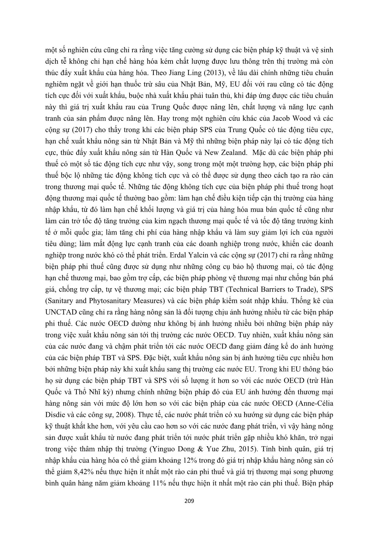 Thực trạng sử dụng các biện pháp phi thuế quan trong hoạt động thương mại quốc tế và hàm ý chính sách cho Việt Nam trang 5