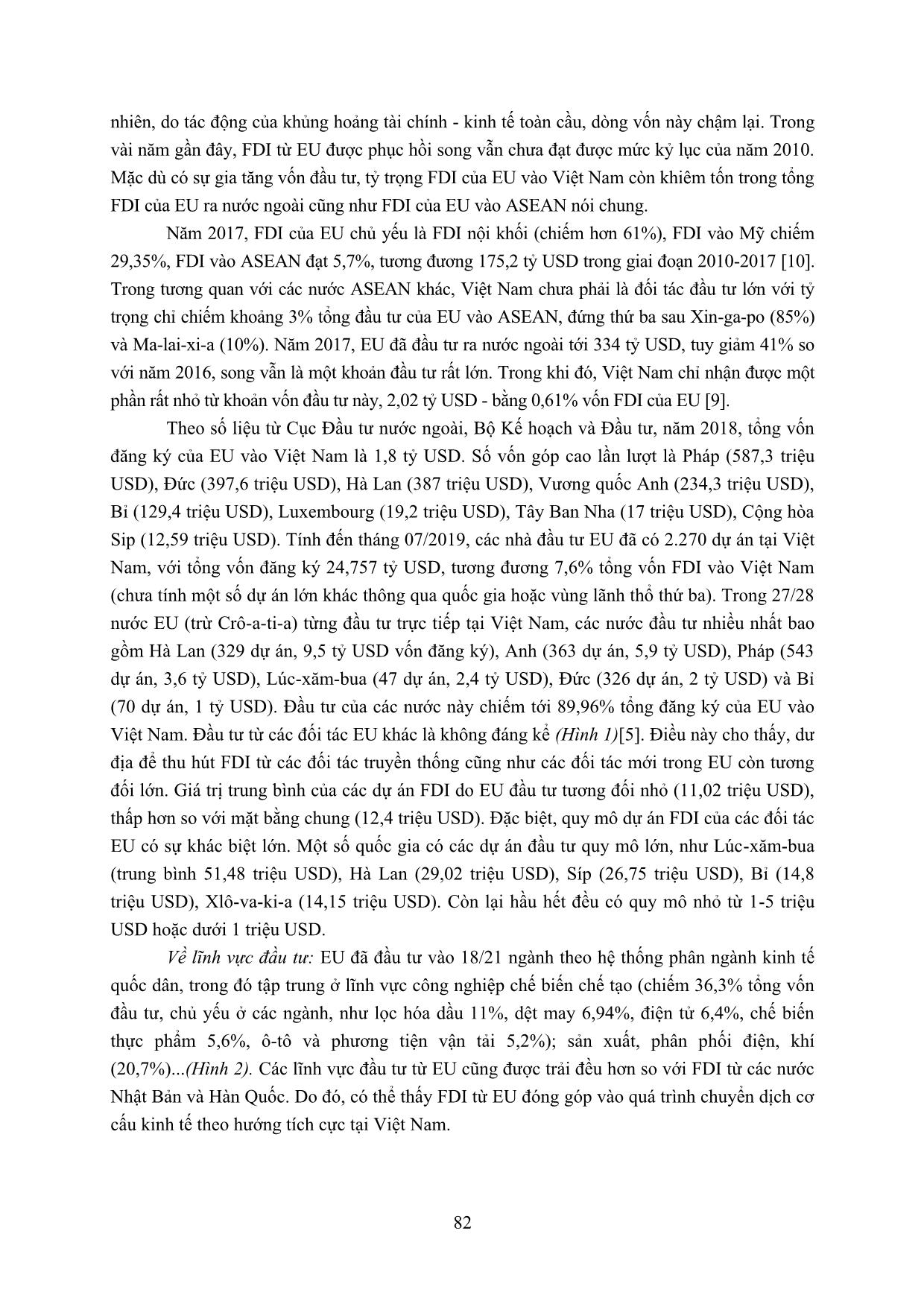 Thu hút vốn đầu tư trực tiếp nước ngoài của Việt Nam dưới tác động của hiệp định EVFTA và EVIPA trang 3