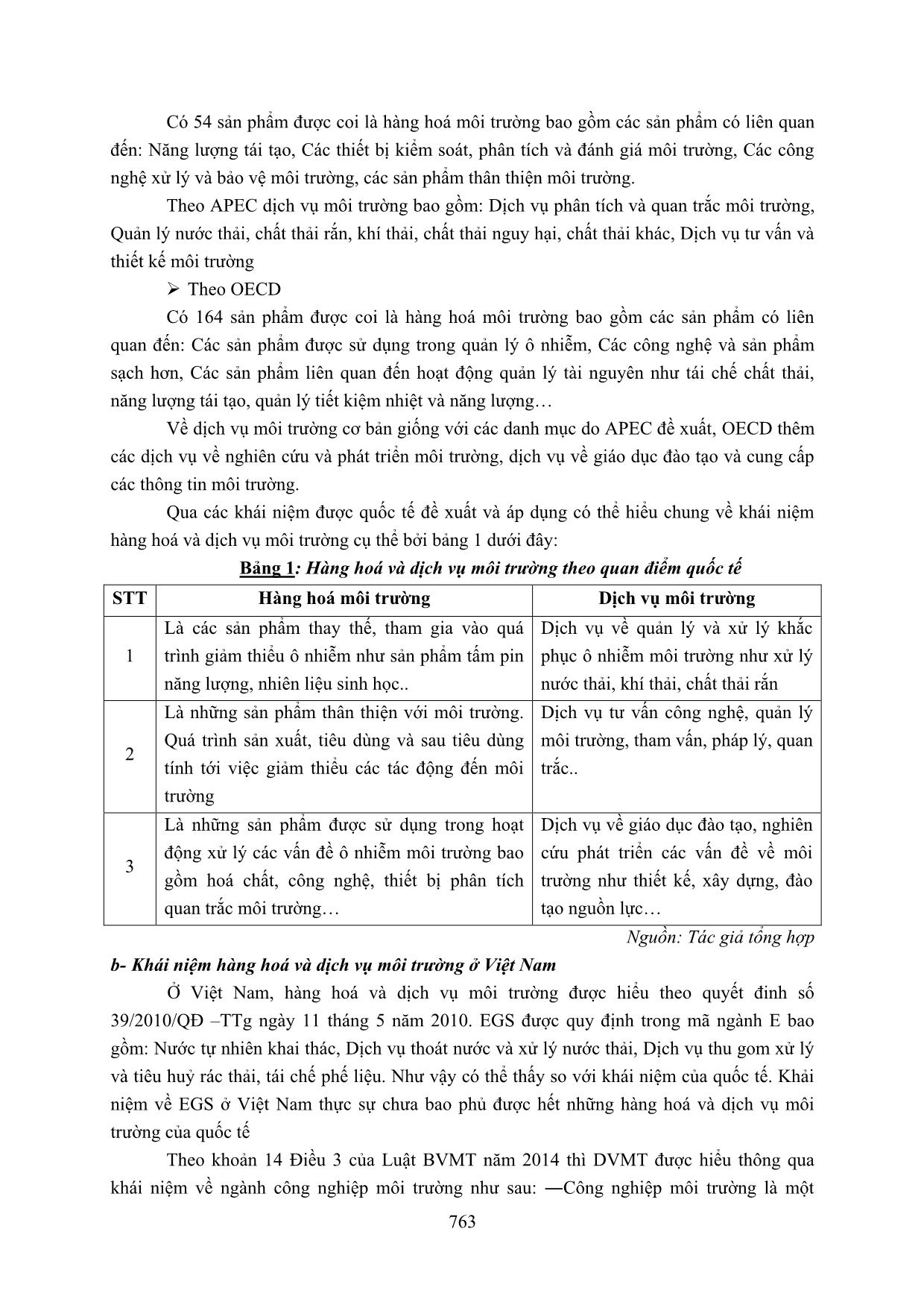 Thương mại hóa hàng hóa và dịch vụ môi trường ở Việt Nam trong bối cảnh thực hiện các cam kết và nghĩa vụ về môi trường trong các hiệp định thương mại tự do thế hệ mới trang 2