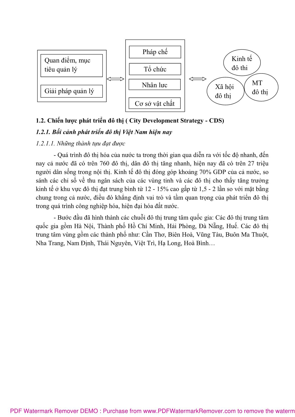 Bài giảng Quản lý hành chính đô thị (Phần 1) - Trần Thị Minh Châu trang 9